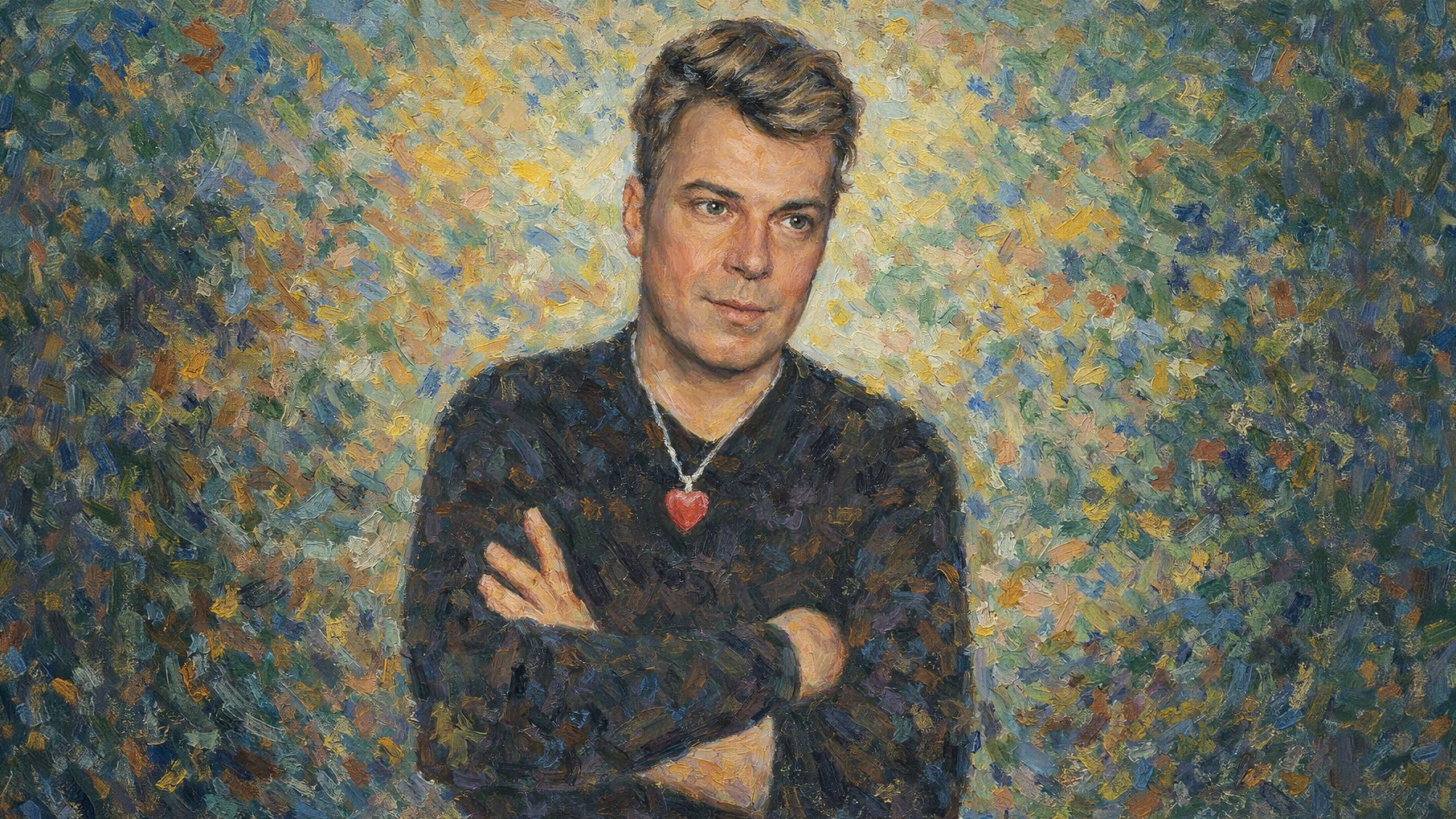 in impressionist style - JIH have a heart