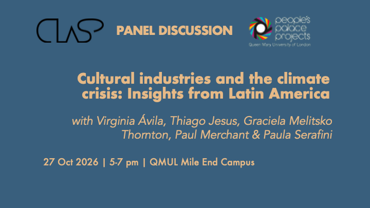 Seminar: Cultural industries and the climate crisis: Insights from Latin America