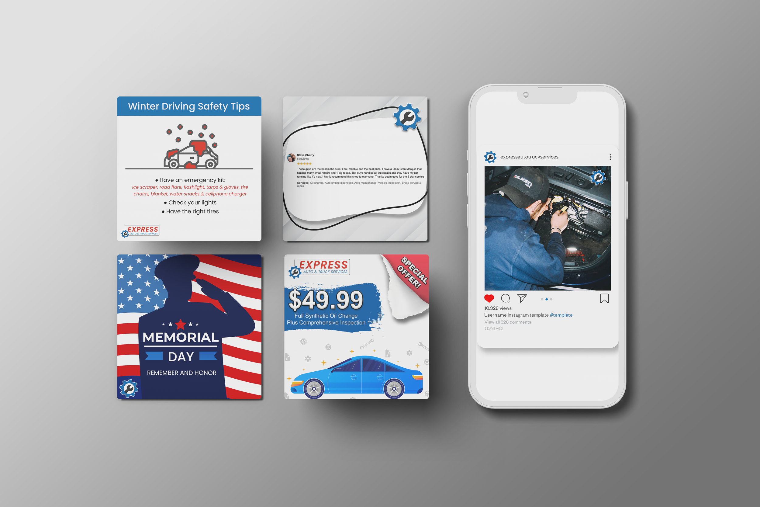 Digital Marketing | Express Auto & Truck Services | 2023