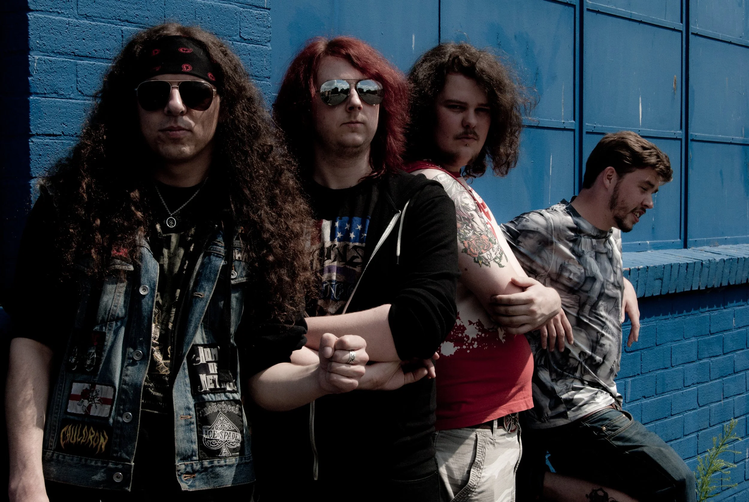 Methodemic in 2014 LtR: Andy Dyer, Butter, Dec Moore & Nat Hellier-Alport