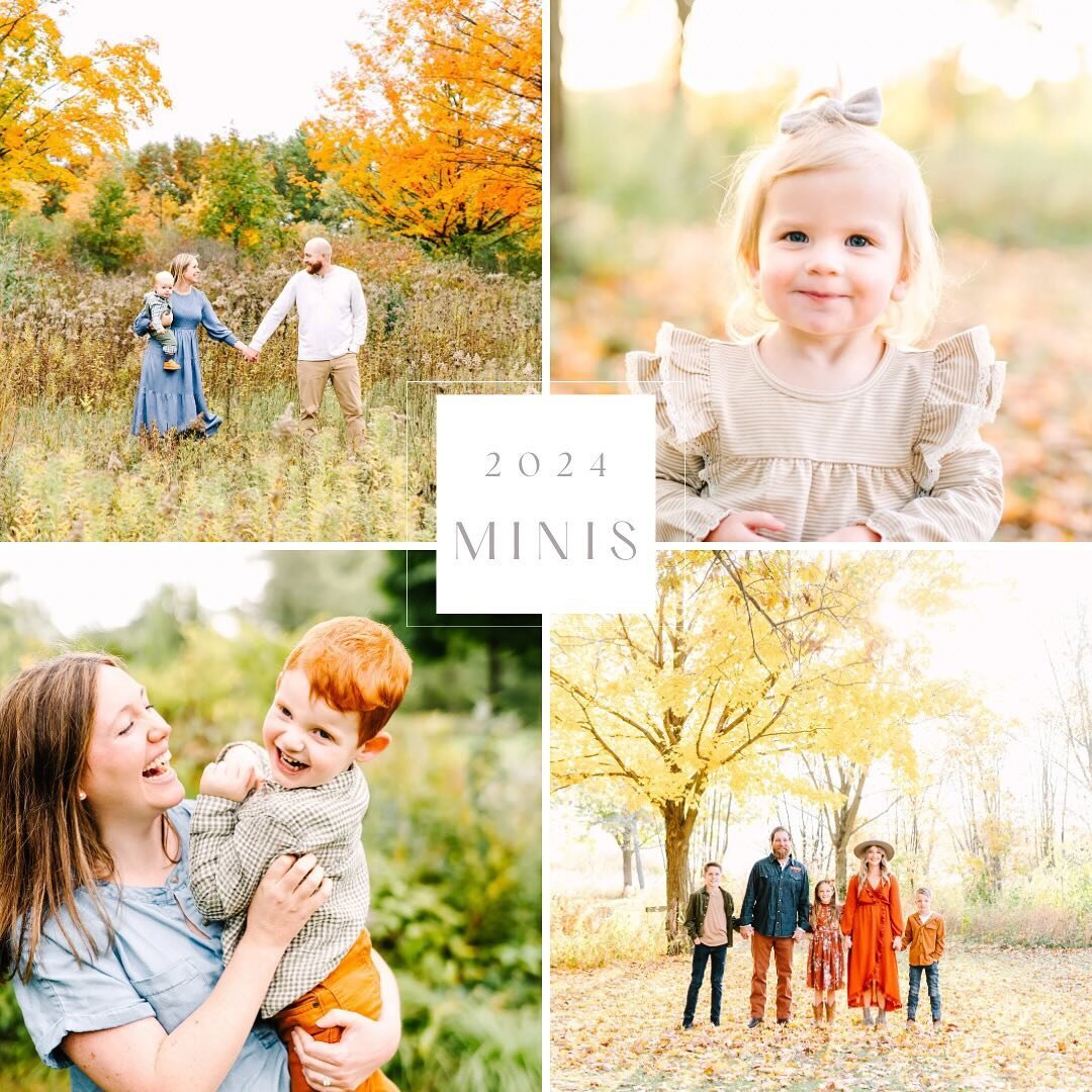 2024 Mini Session Dates are live! All of our families were sent an email last Monday and we are blown away at how many of you have already reserved your spots this year! Minis are always my most favorite days of the year. It&rsquo;s such a privilege 