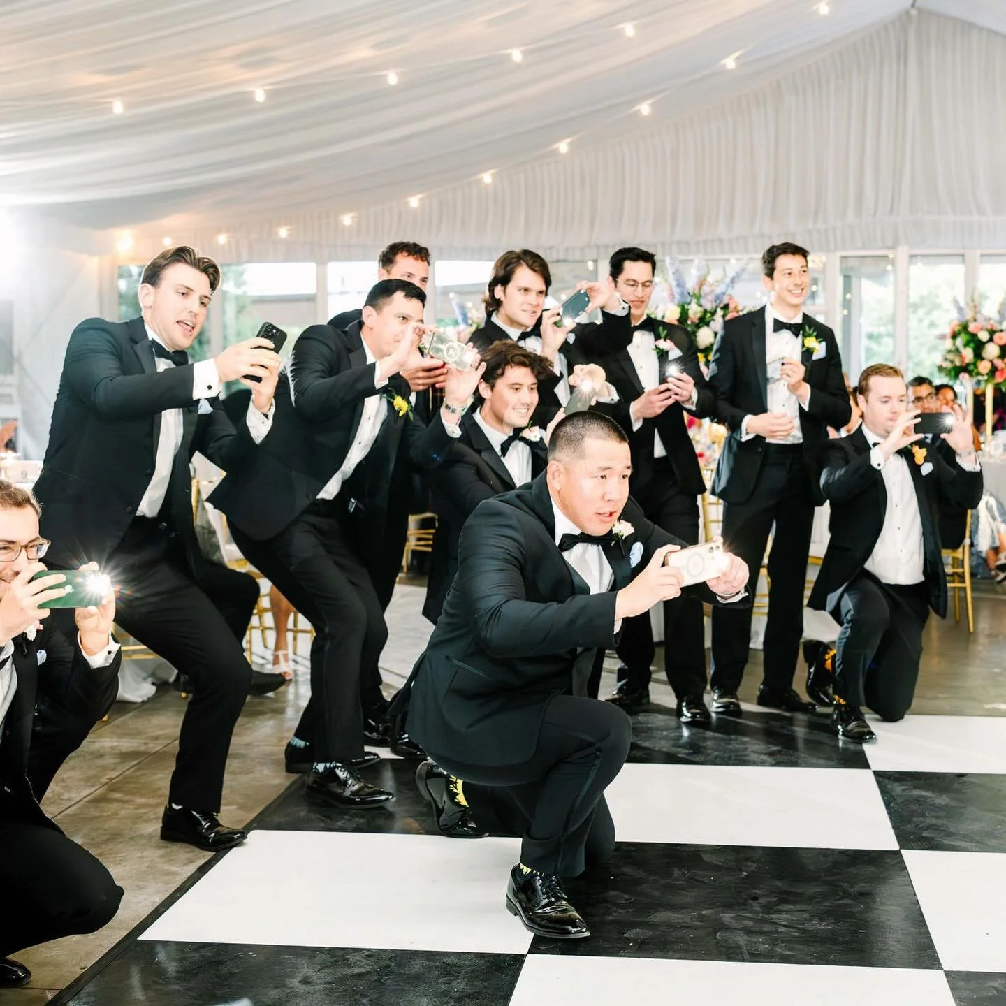 When it&rsquo;s bleak and frozen and still dark before dinner, these are the moments we know are coming soon. Warm summer nights, outdoor cocktail hours, vibrant colors, and a packed out dance floor. 🪩 truly enough to cure our case of the Januaries.