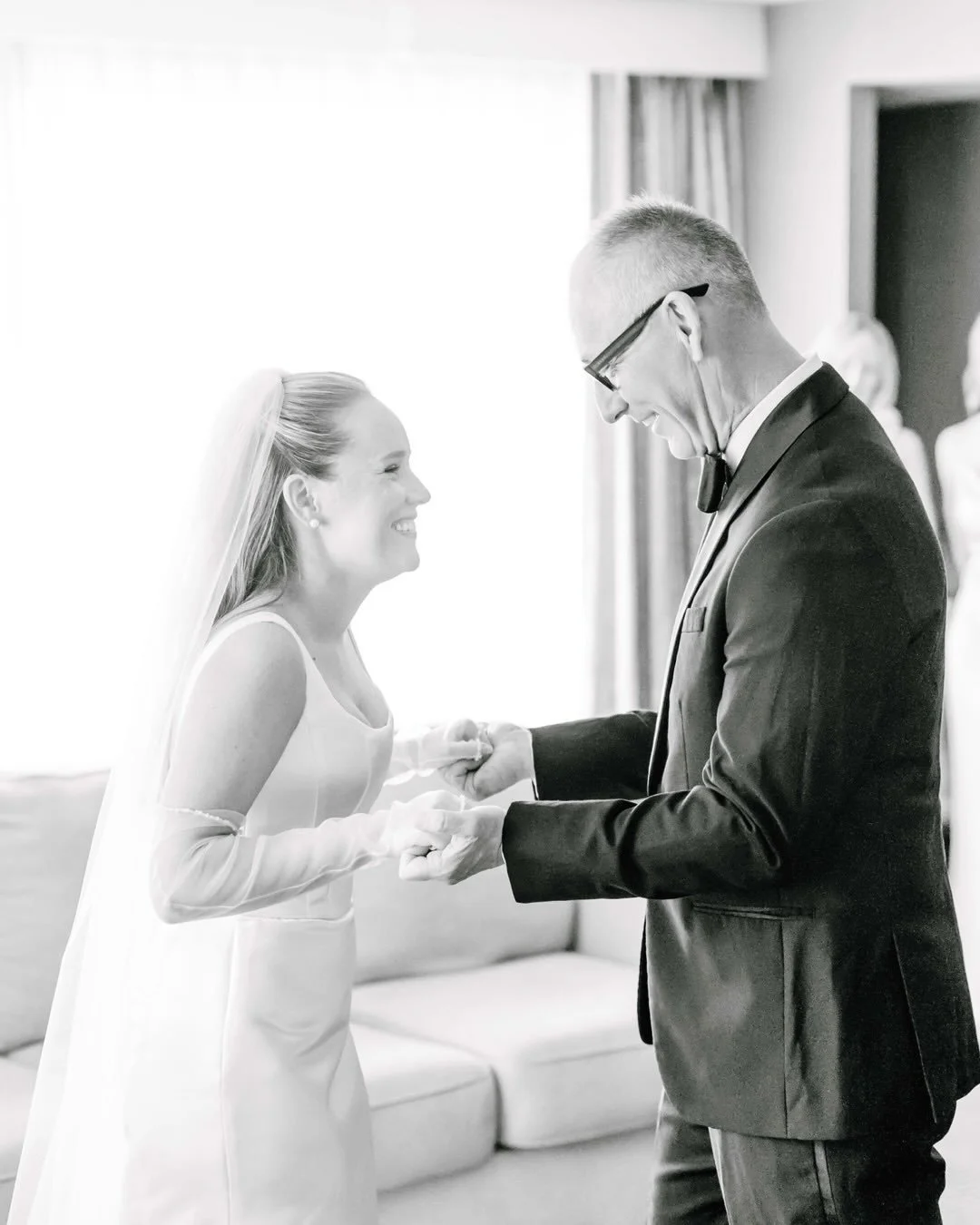 It&rsquo;s the Father-Daughter first looks that get me. 
Every. Single. Time. 
&hellip;and watching mom watch the first look too 🥹

@christinacurrieevents 
@anthonygowderdesigns 
@joeysoluvly 
@mortonarb
