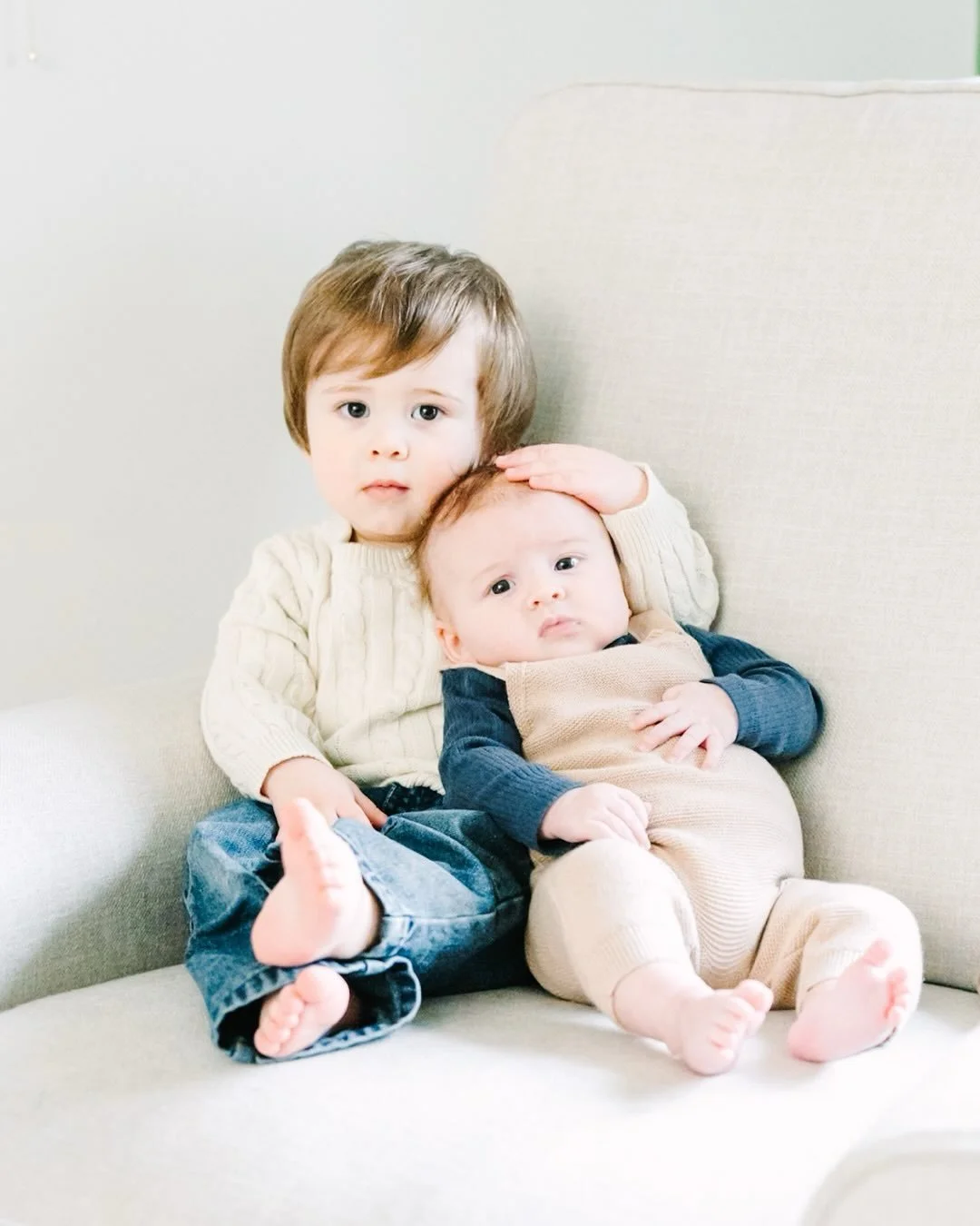 So much love for the Johnson Family of Four ❤️ 
And welcome to the world sweet Baby Wesley! There&rsquo;s nothing more special than getting to capture all the milestones from wedding day to First Baby to Baby Brother. Meg and Alex, you two are truly 