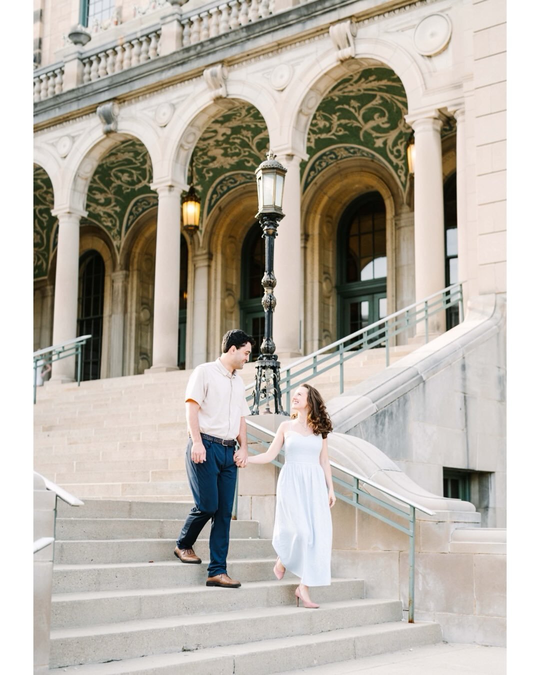 Part I sneak peeks of Bridget &amp; Lucas&rsquo;s Madison engagement session. What an absolutely gorgeous night to meet up with these two in their neck of the woods. Truly, I think Madison might be one of the prettiest places for photos and I cannot 