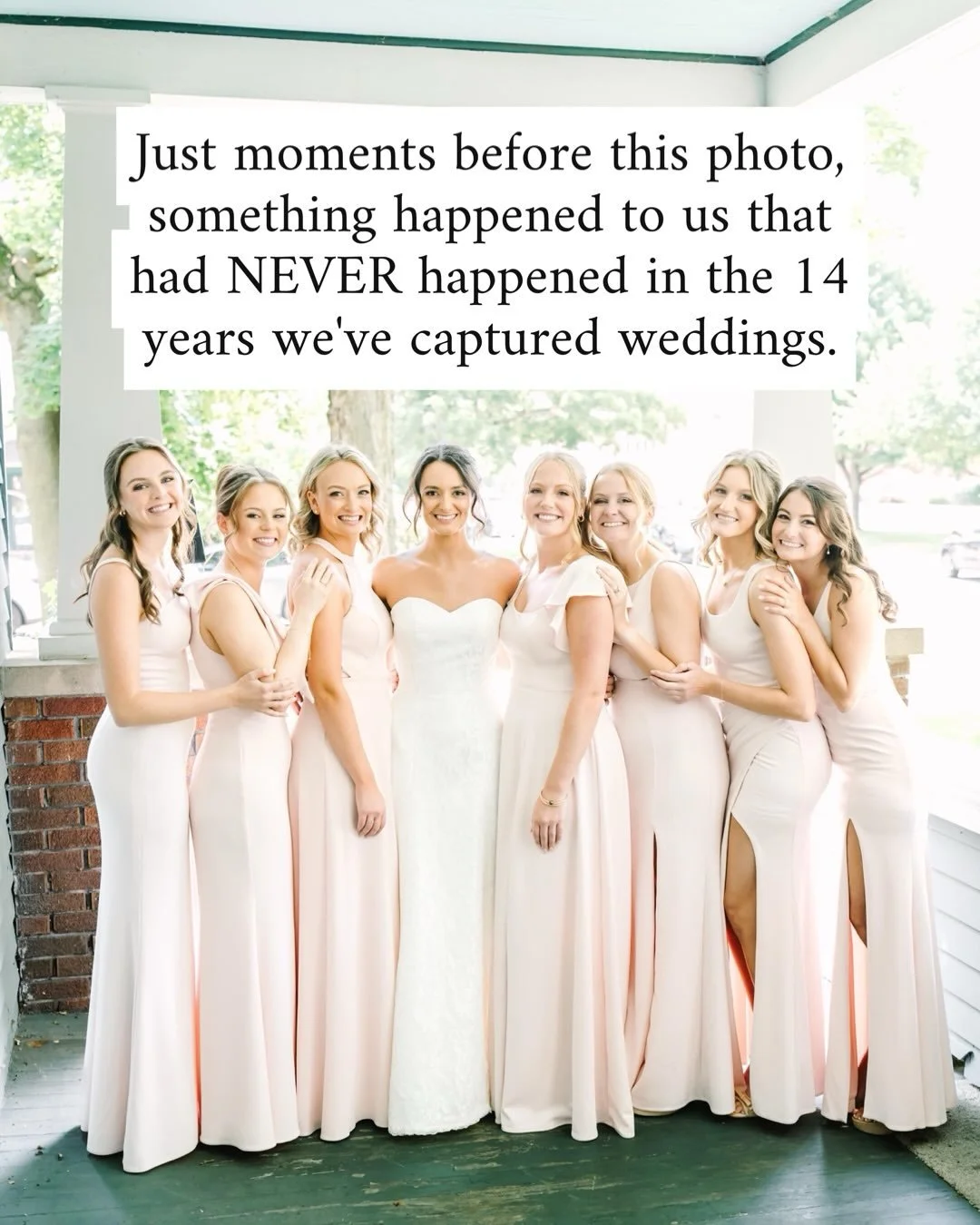 My anxiety is actually off the charts high just writing this almost a year later 😳 But this incredible wedding day sure could have had a different outcome if I assumed this could never happen to me. Maybe our crazy worst case scenario hyper fixation