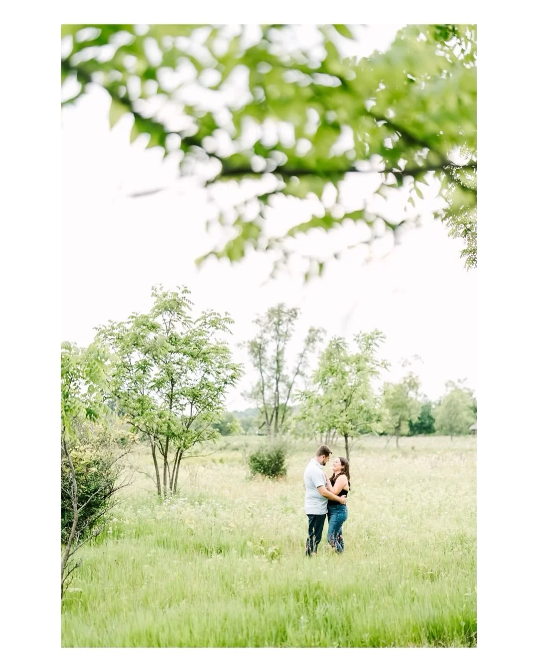 What a perfect evening spent with Abby and Eli in Wisconsin this week! I LOVE that they had their engagement photos taken exactly one year before their wedding day. 🥰 Truly, they don&rsquo;t come kinder than these two. We cannot WAIT to capture thei