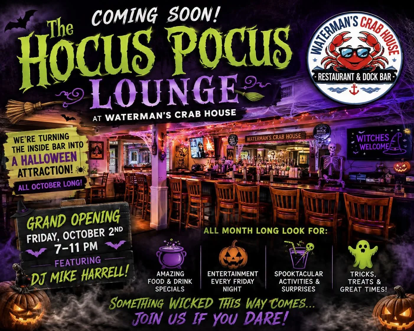 Grand Opening Hocus Pocus Lounge w/ DJ Mike