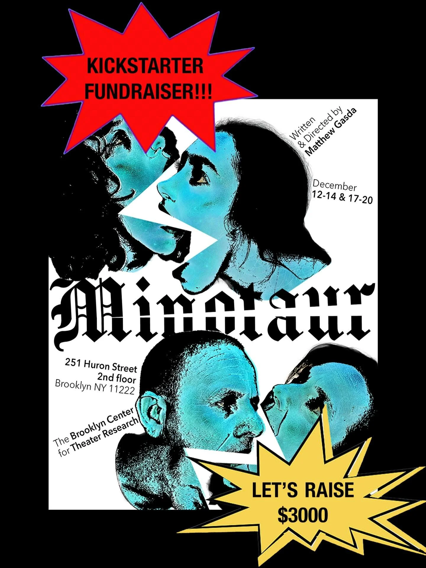 LET&rsquo;S FUCKING GO!!!!! 19 DAYS LEFT TO DONATE TO OUR KICKSTARTER

We&rsquo;re looking to raise at least $3,000

LINK IN BIO

This is a Mathew Gasda play&hellip; The talent is incredible, we want to build a beautiful set, we want to pay our actor