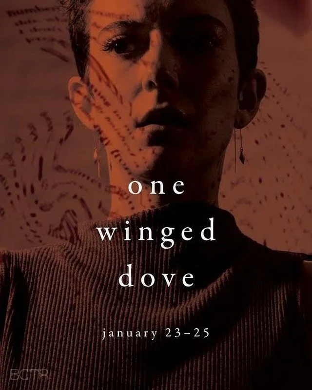 ONE WINGED DOVE this weekend at BCTR
January 23, 24, 25 at 7 PM

Tickets at link in bio and on story

This short and uncanny play revolves around the turbulent relationship between Sam, a talented yet troubled writer, and Valerie, his sharp and deter