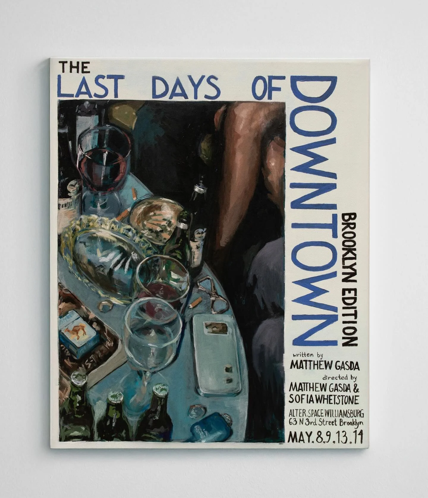 Come see The Last Days of Downtown in BROOKLYN at @alterspace.nyc 

4 nights only! May 8, 9, 13, 14

Tickets at link in bio and on story (Last Days of Downtown - Brooklyn) 

Beautiful poster painted by @sarishakurup 

Love,
CTR