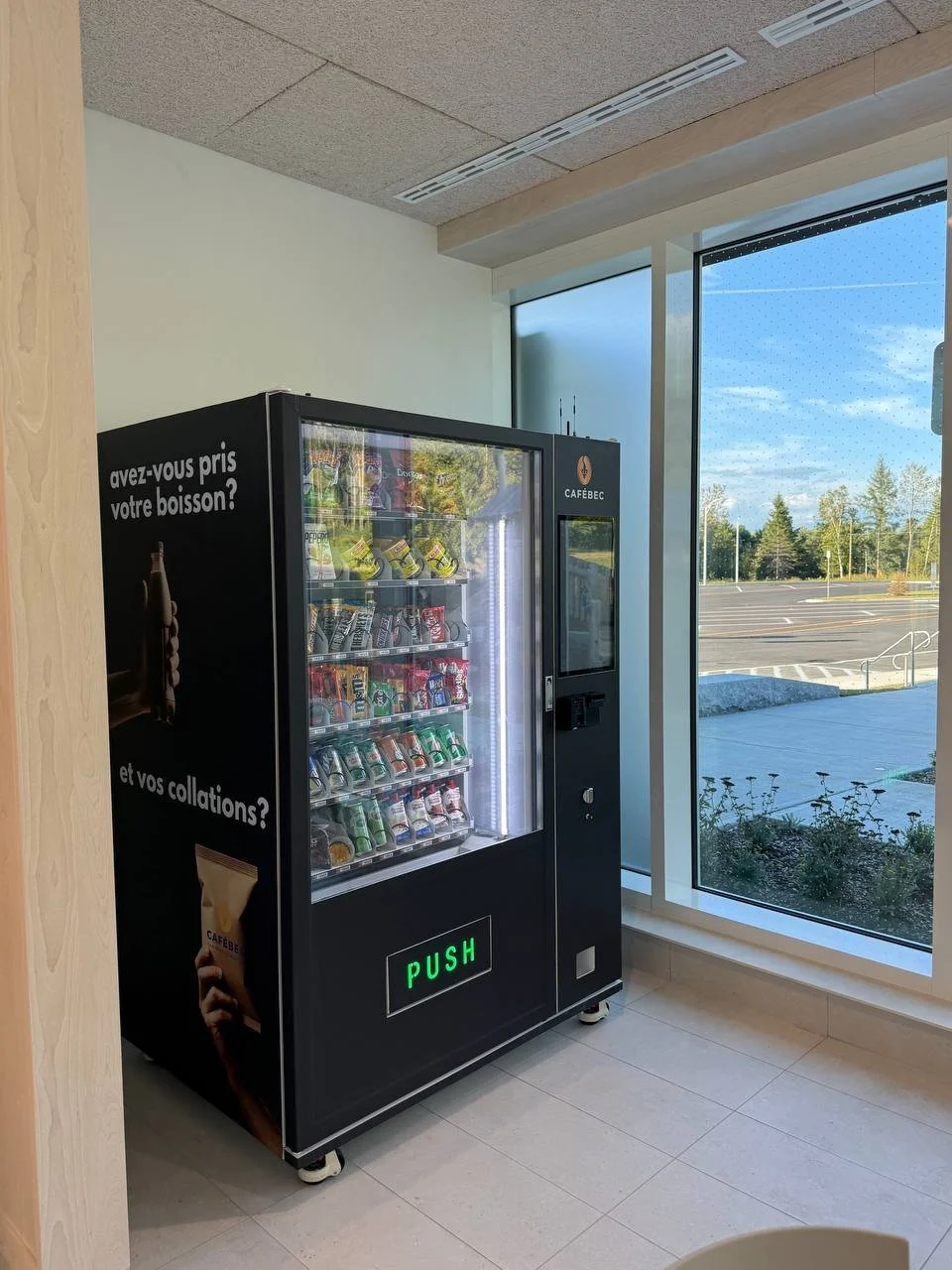 A New Chapter for Curtis Rest Area: Cafebec Vending Machines Arrive in Stanstead-Est