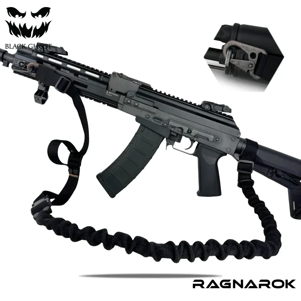 RAGNAROK FORSETI Single/Two Point Bungee Rifle Sling (Black)