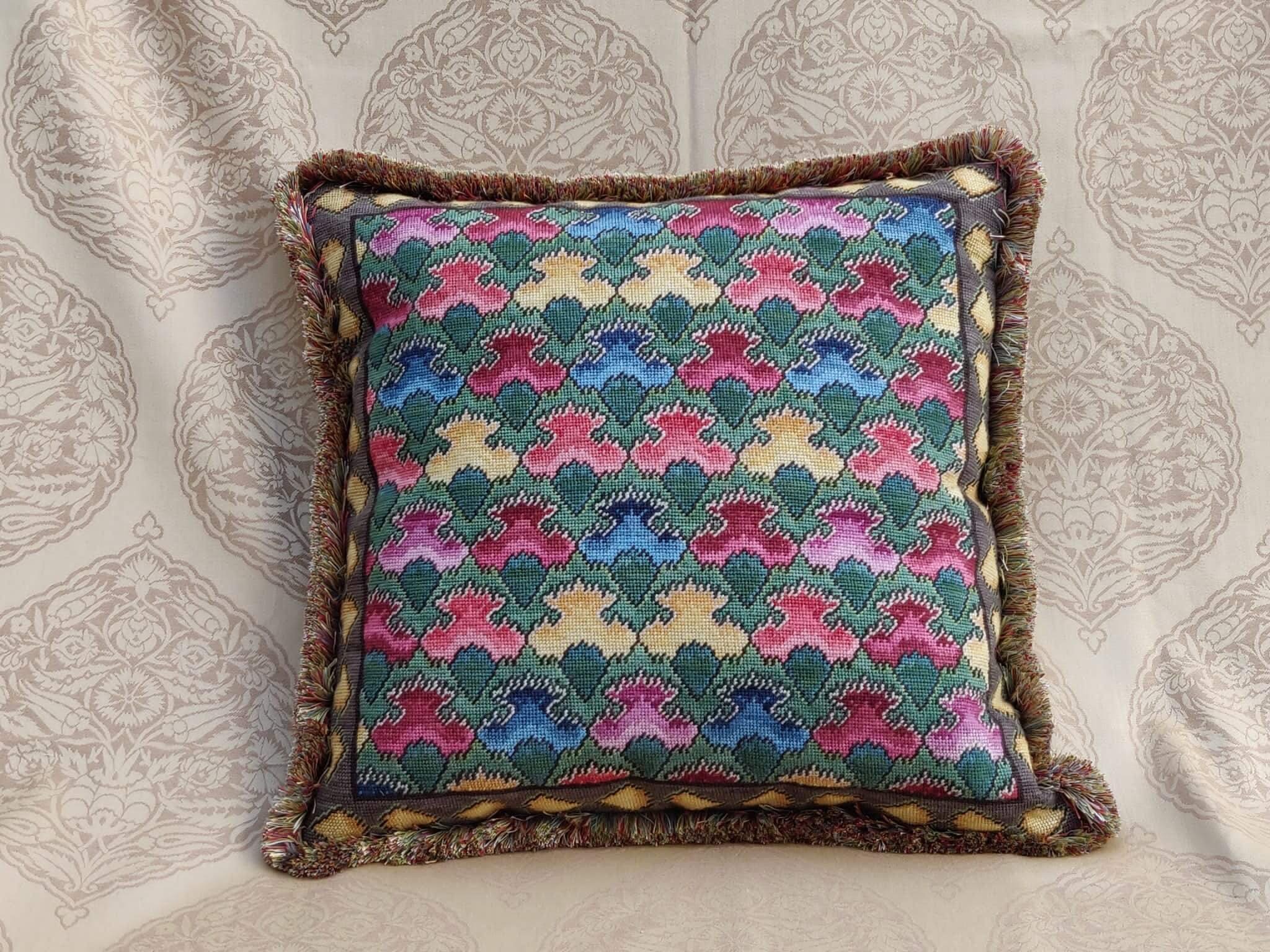 Needlepoint pillows – Handiwork