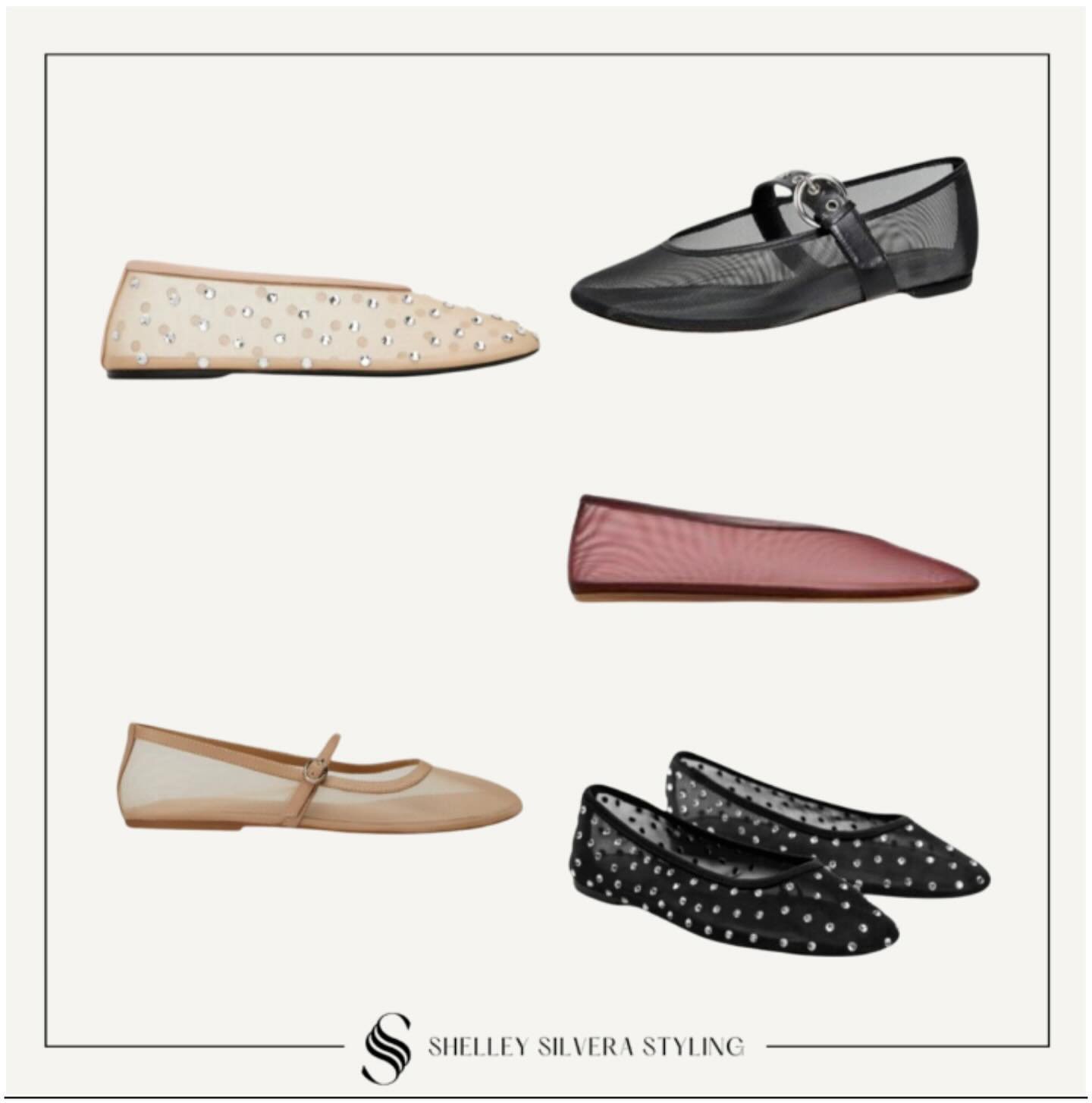 SPRING TREND ALERT: Don&rsquo;t miss out on the mesh ballet flats! I&rsquo;ve pulled an assortment at all price points link in profile