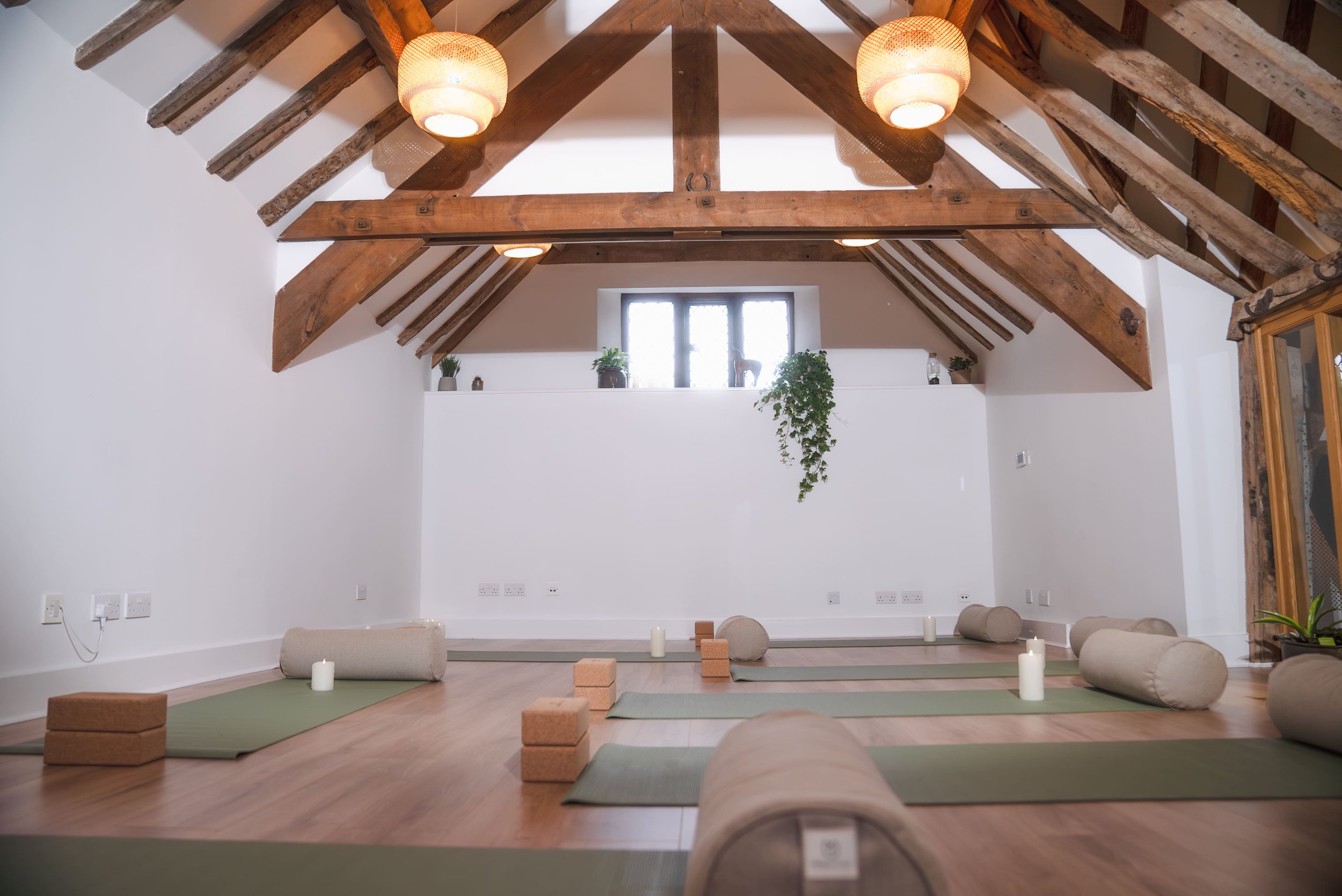 Interior of a Yoga studio