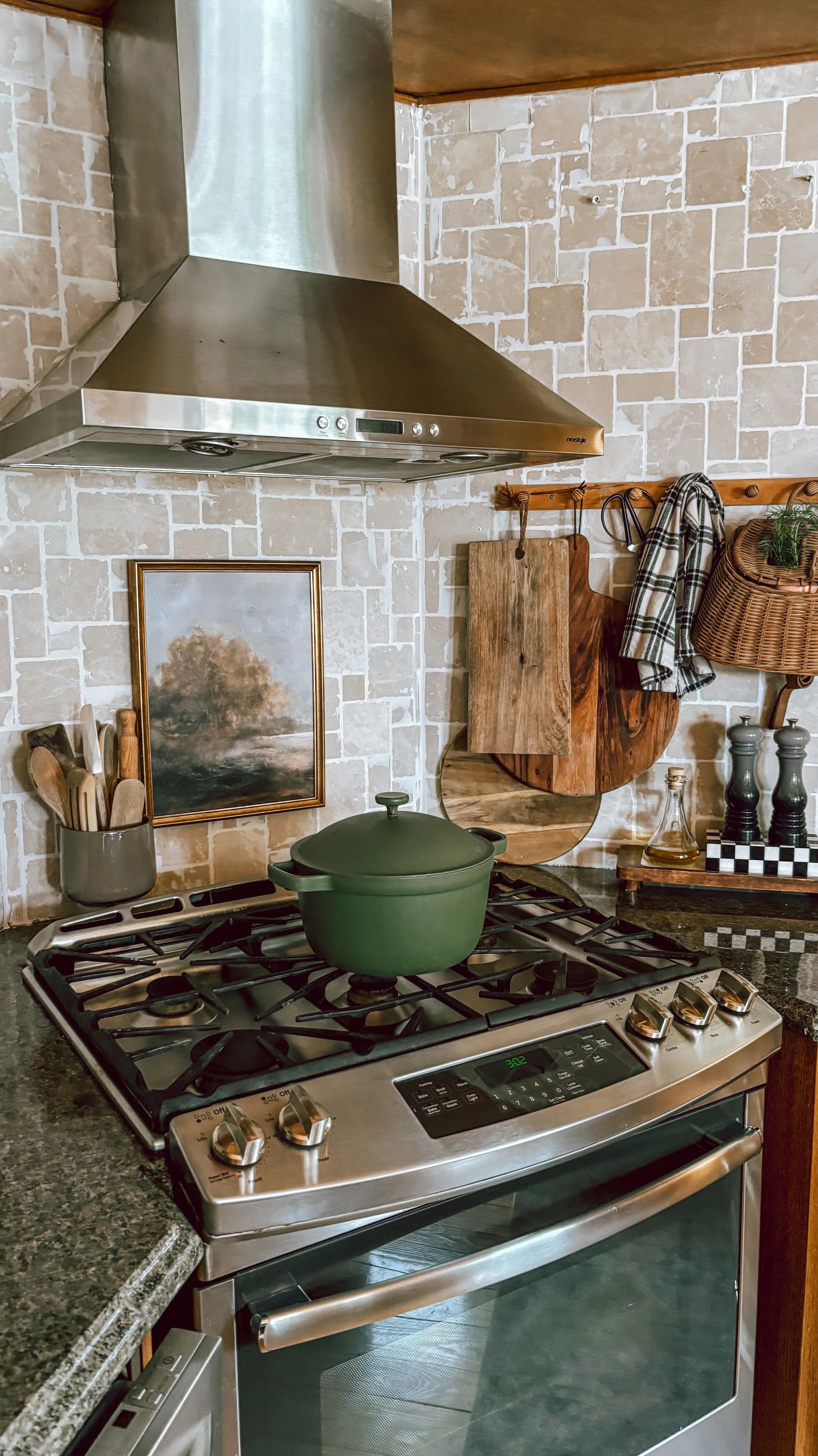 Did a little thing—
I tend to get these wild ideas and never fully know how they’ll turn out. Ever since we moved in, I’ve had this vision to overgrout the tile… but honestly, I wasn’t sure it would work—especiall