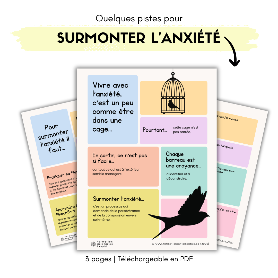 Surmonter l'anxiété