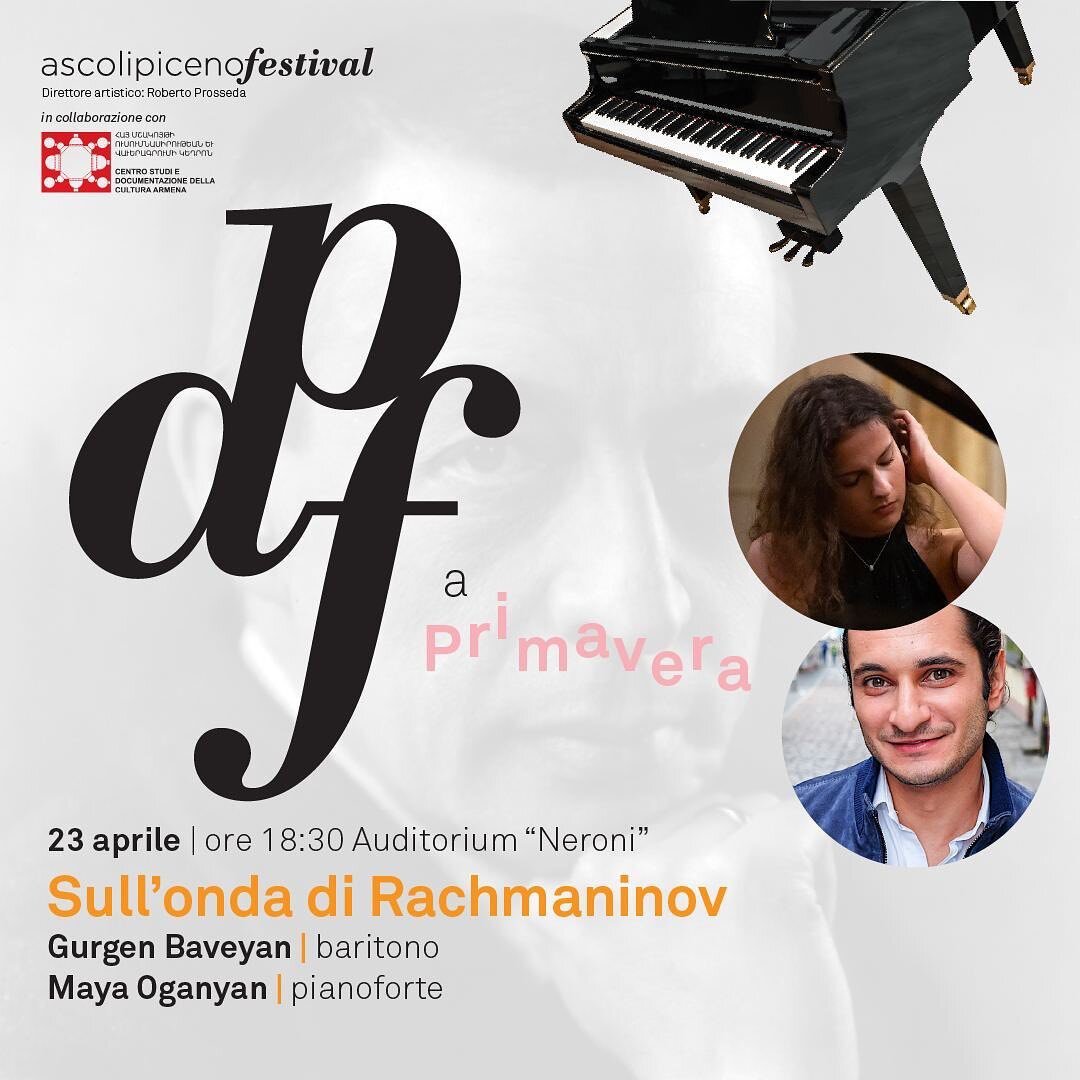 Ascoli Piceno Festival quest'anno &egrave; &quot;Leggero&quot;.

Domenica 23 aprile alle 18:30 verr&agrave; aperta la stagione 2023 con un&rsquo;anteprima dedicata alla musica del grande compositore e pianista russo Sergej Rachmaninov.
Un concerto pe