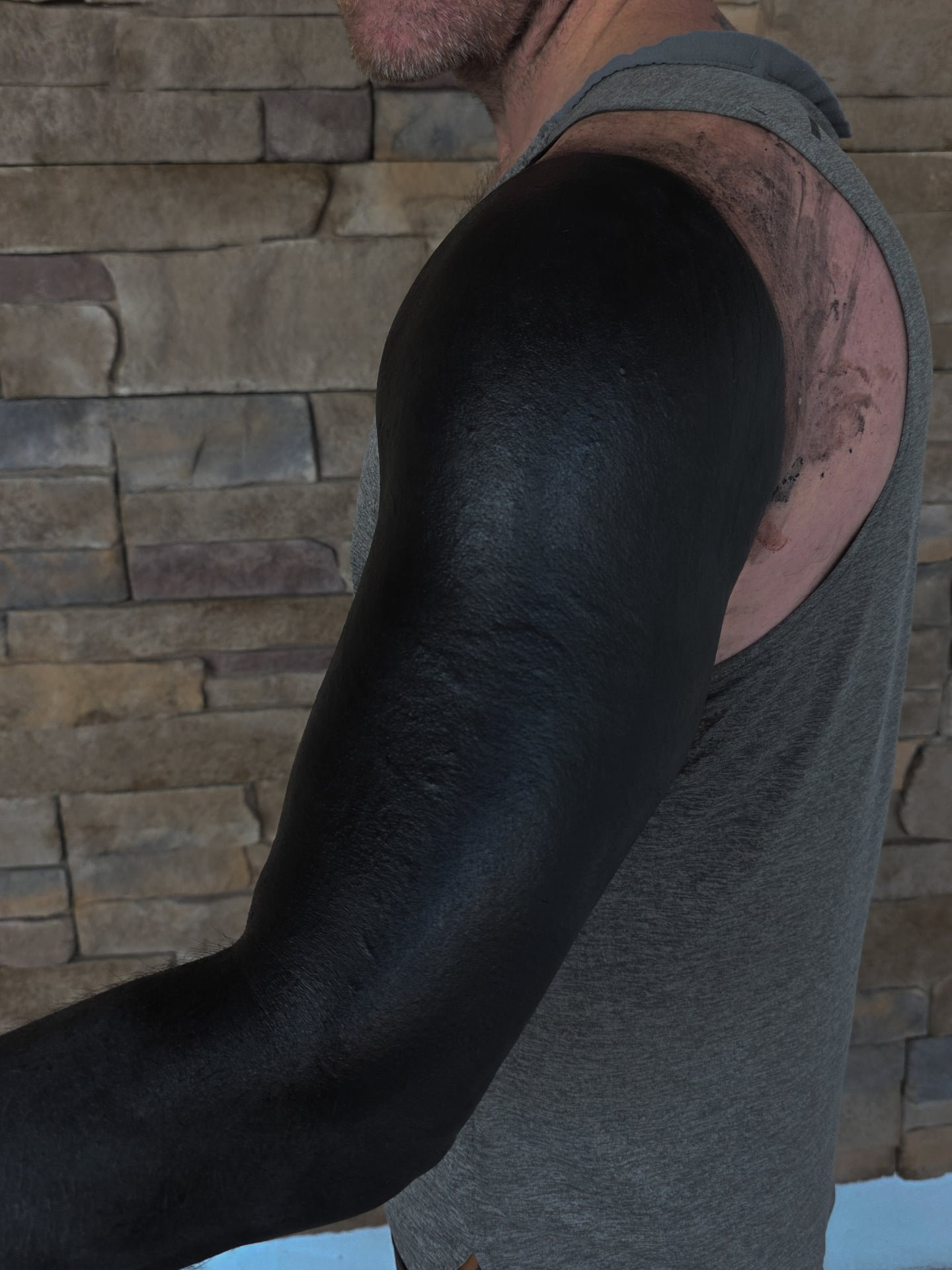 Blackout Upper Arm 🙏🙏

.
.
.
Booking for December-January-February in NYC and Staten Island
.
.
.
.
.
.
.
.
.
.
Take care of your tattoo, eat good, listen to your body. I did my part, now your body has to do its part and you also have to do yours.?