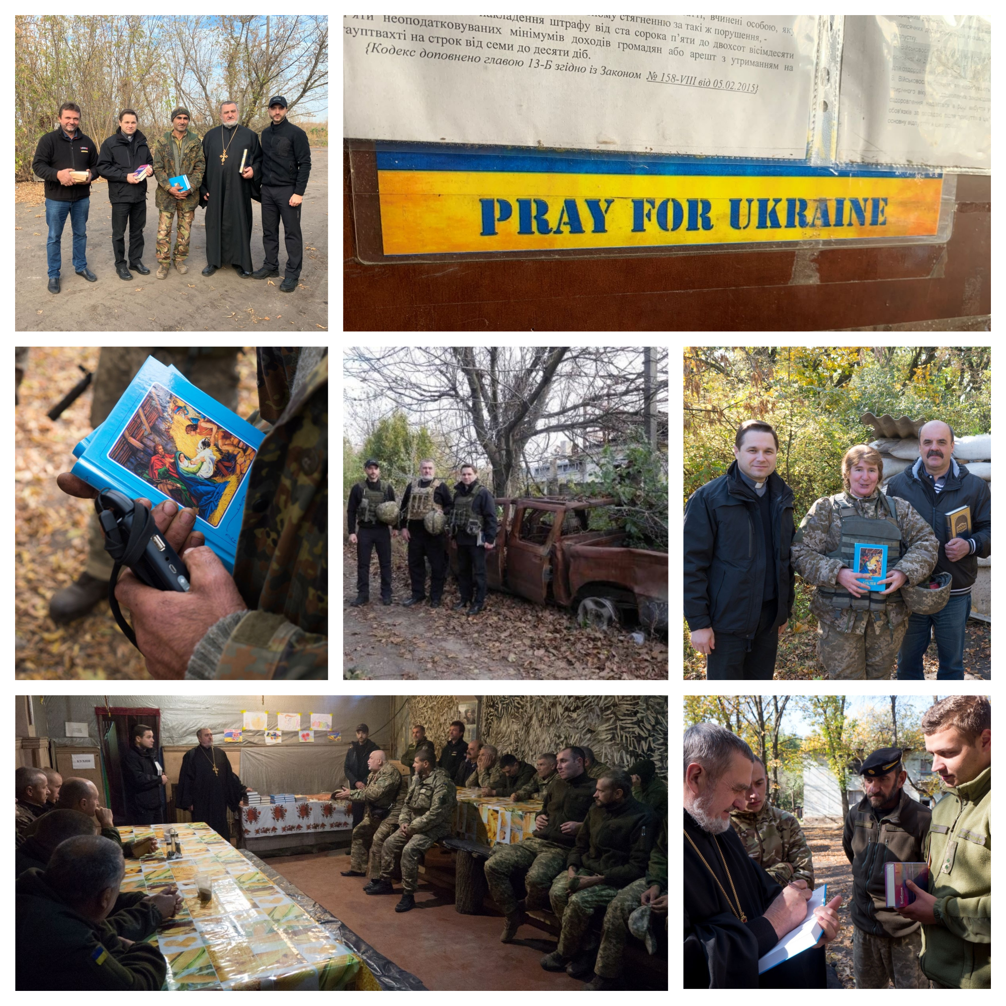Bible distribution in Ukraine red zone