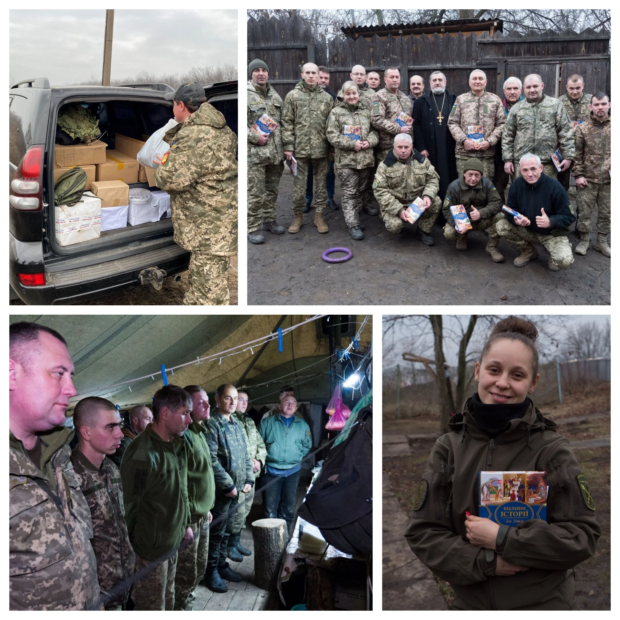 Bible distribution in Ukraine Christmas 2019