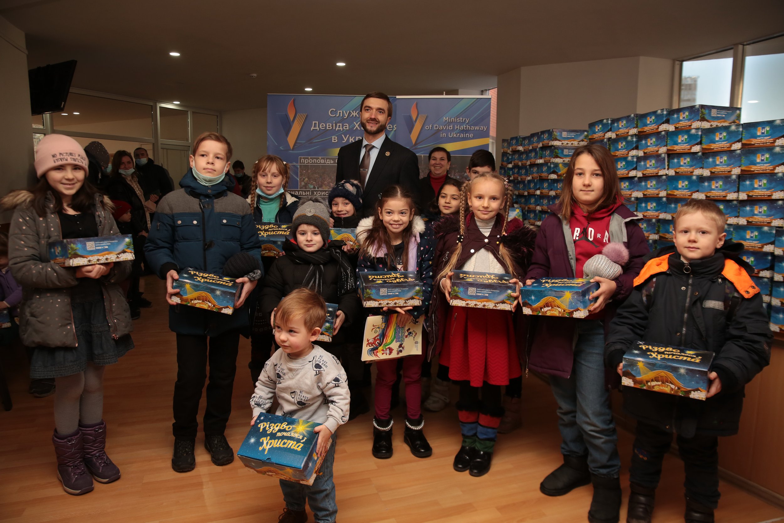 Christmas Humanitarian Aid Distribution in Ukraine