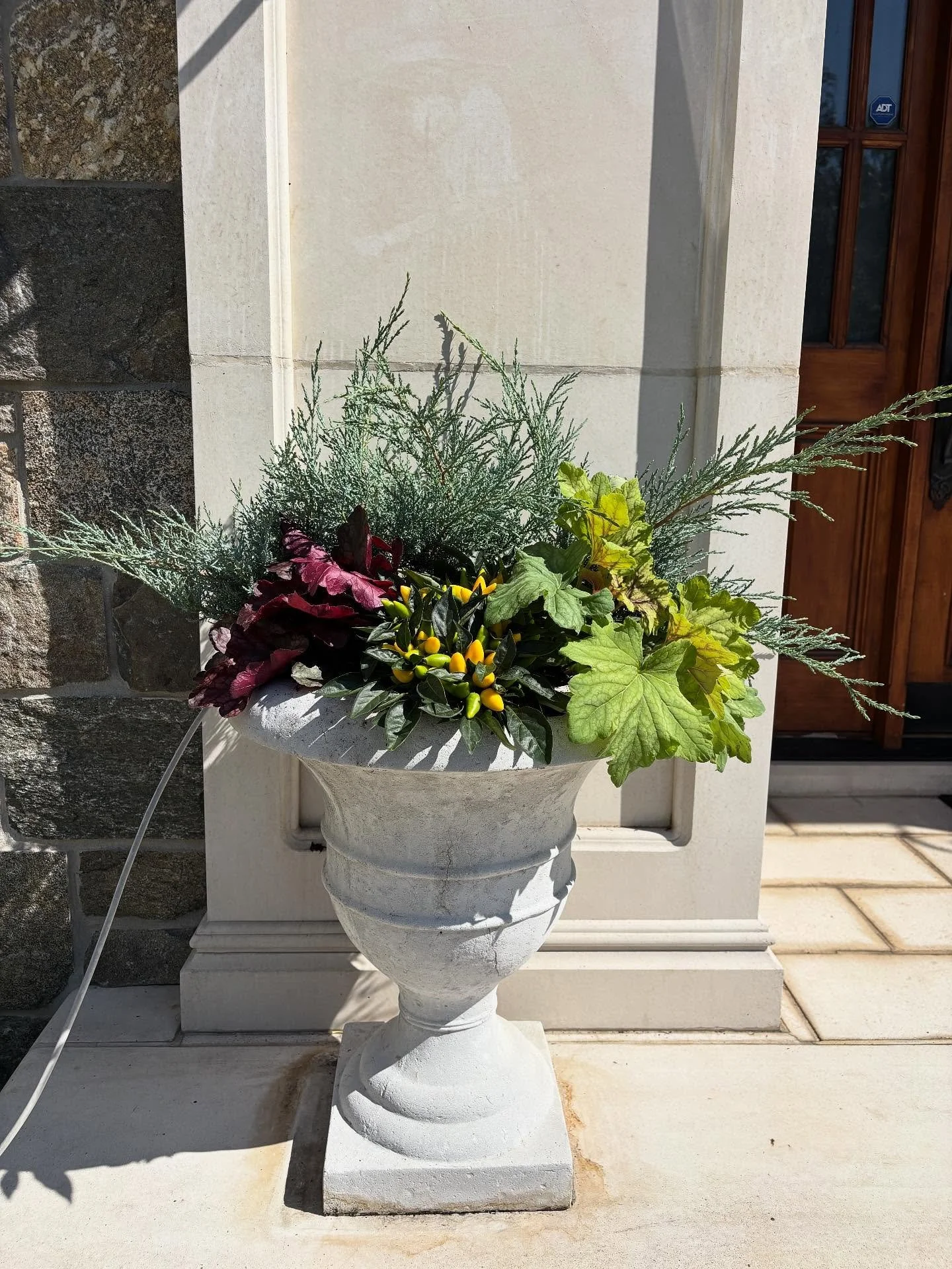 Another fall planter isntall today