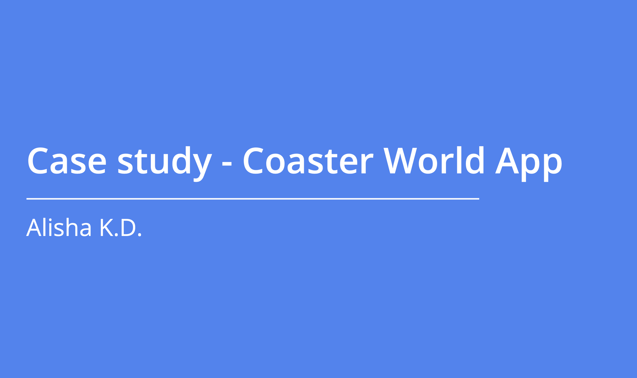 UI/UX Case Studies