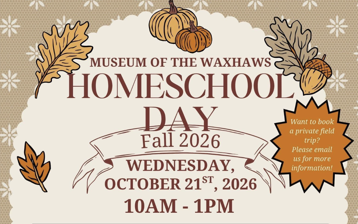 Museum of the Waxhaws Homeschool Day!