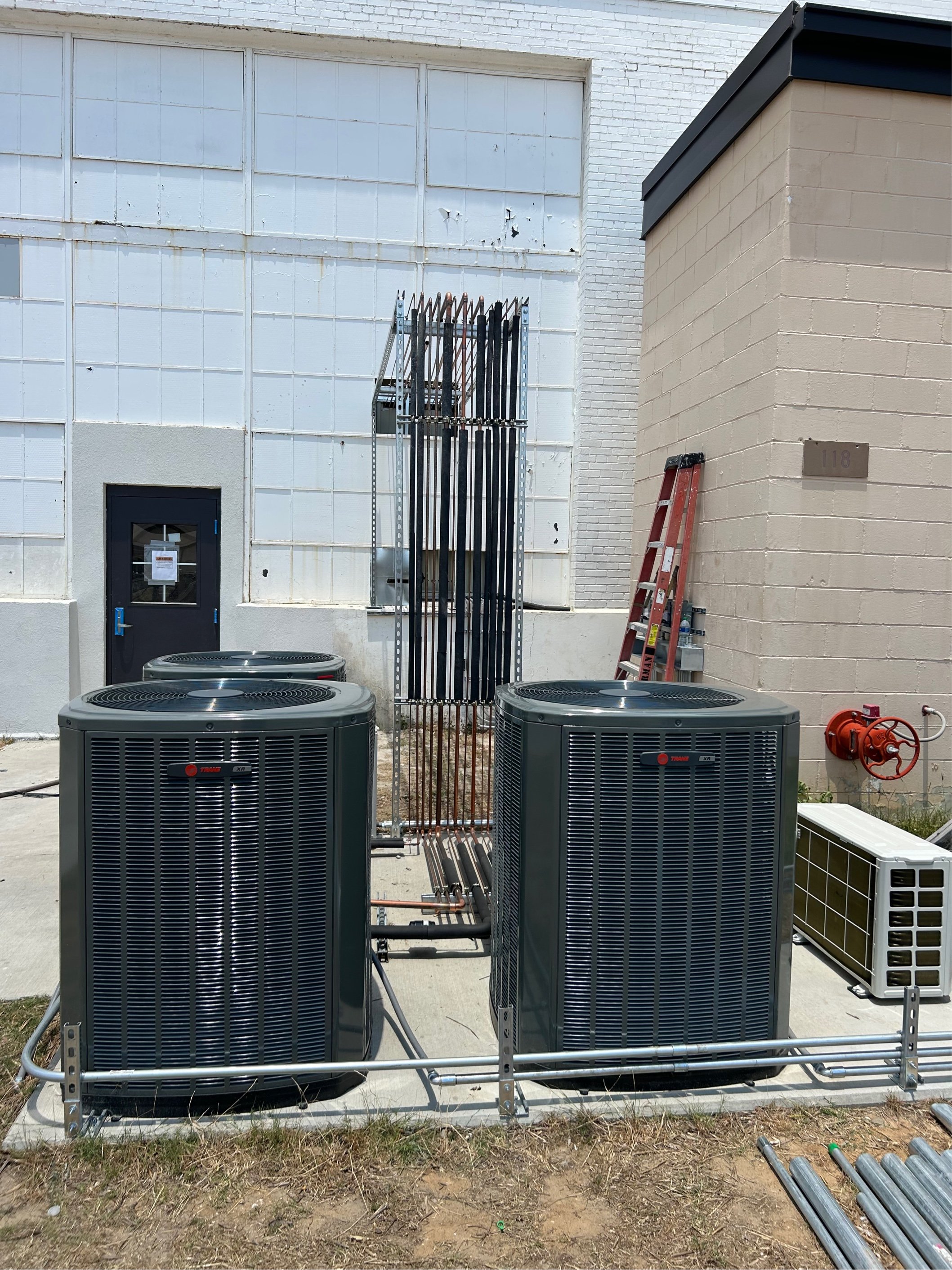 Warner Robins Air Force Base condenser units installed by Harris Mechanical