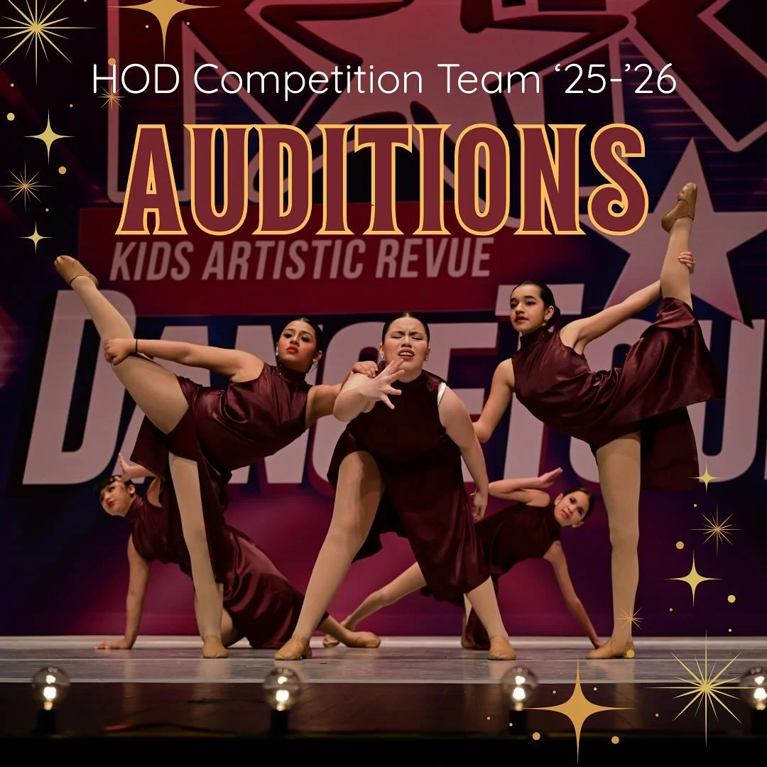 Get ready for Season 2! ✨🪩

Competition team auditions are open to ages 7+ who are enrolled in Ballet and/or Jazz. 
 
🚨Audition Dates!🚨
Ages 7-11 | September 9th, 6:30-7:30pm

Ages 12+ | September 11th, 7:15-8:30pm

Check the link in our bio for m