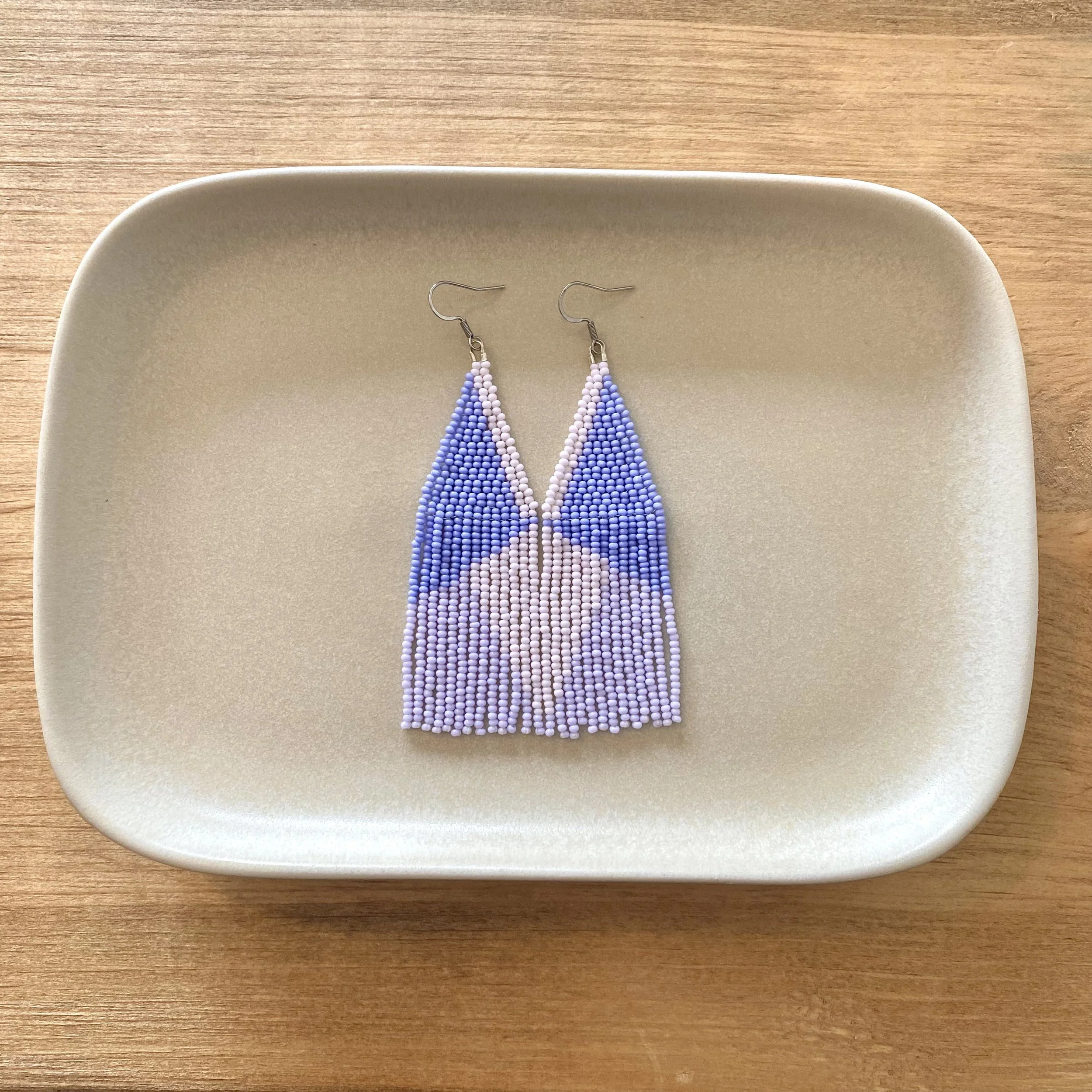Lilac triangle fringes