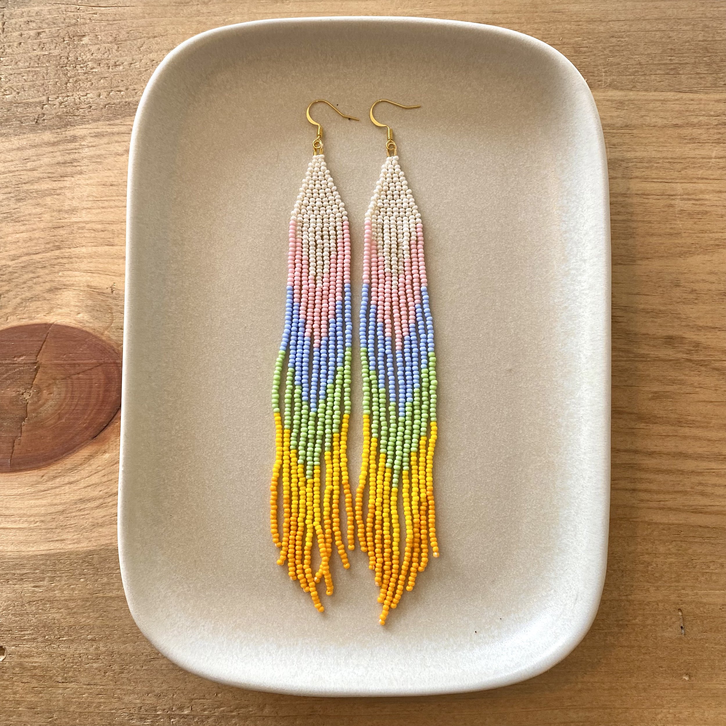 Colourful fringes