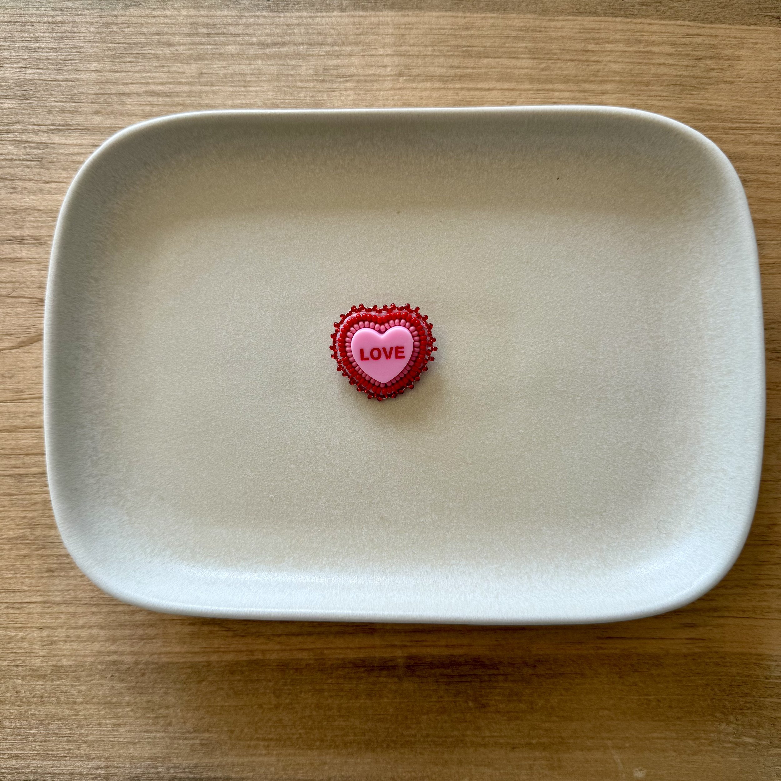 LOVE heart pin