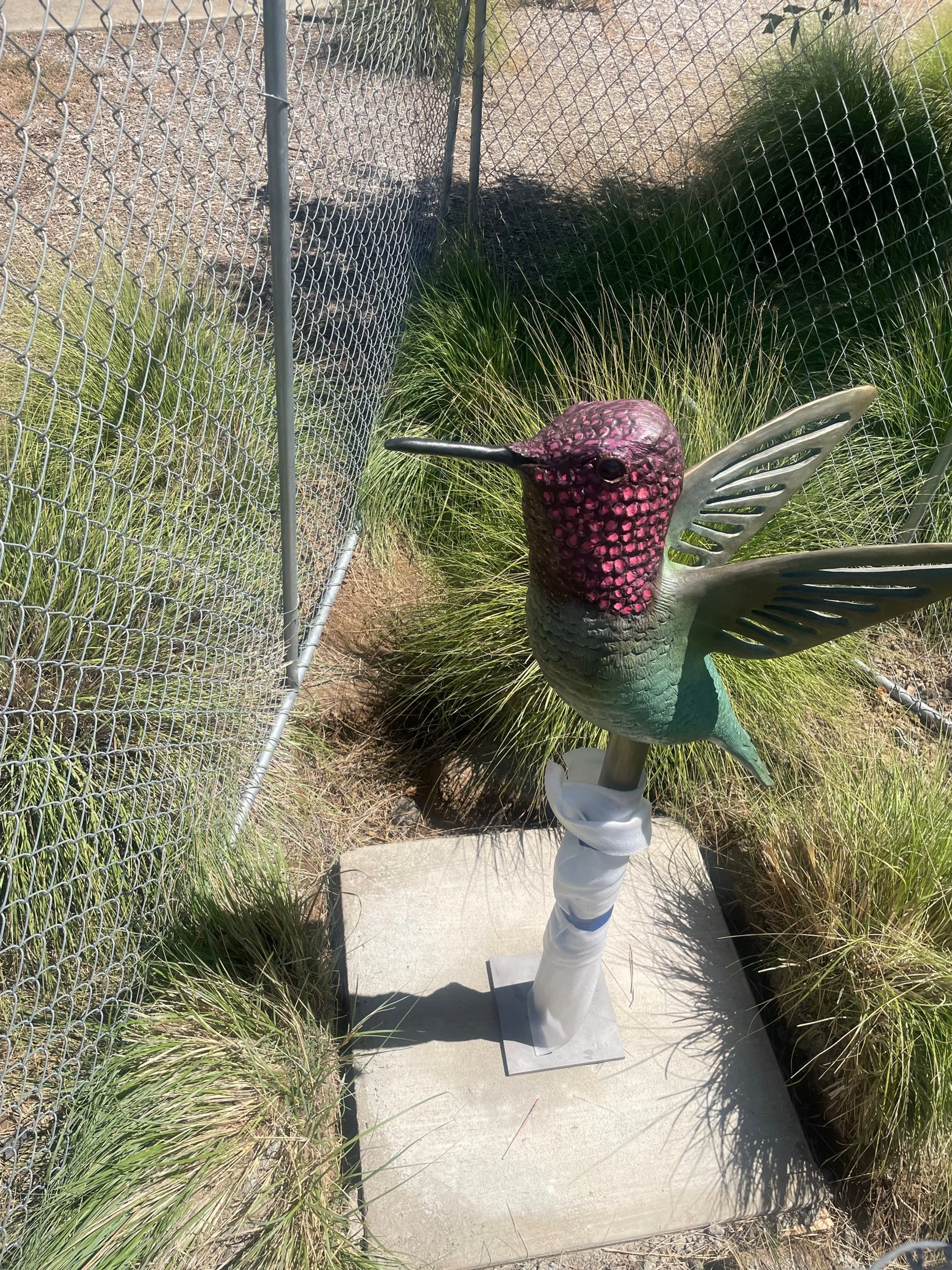 Gerald Heffernon, Hummingbird Giganticus 2024. Photo by Roderick Cooney 2024.
