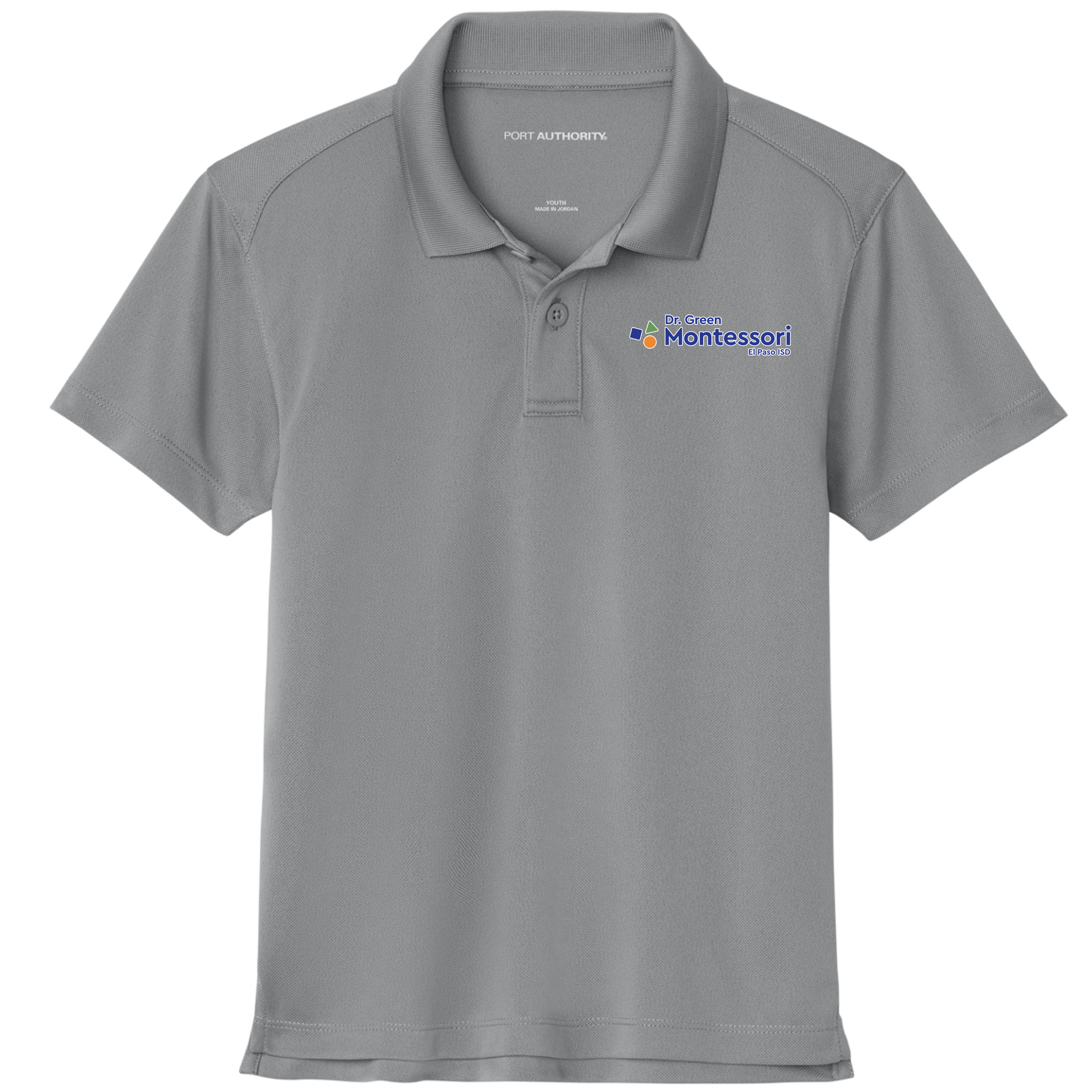 Port Authority® Youth Wearever Signature Pique Polo - 100% POLYESTER