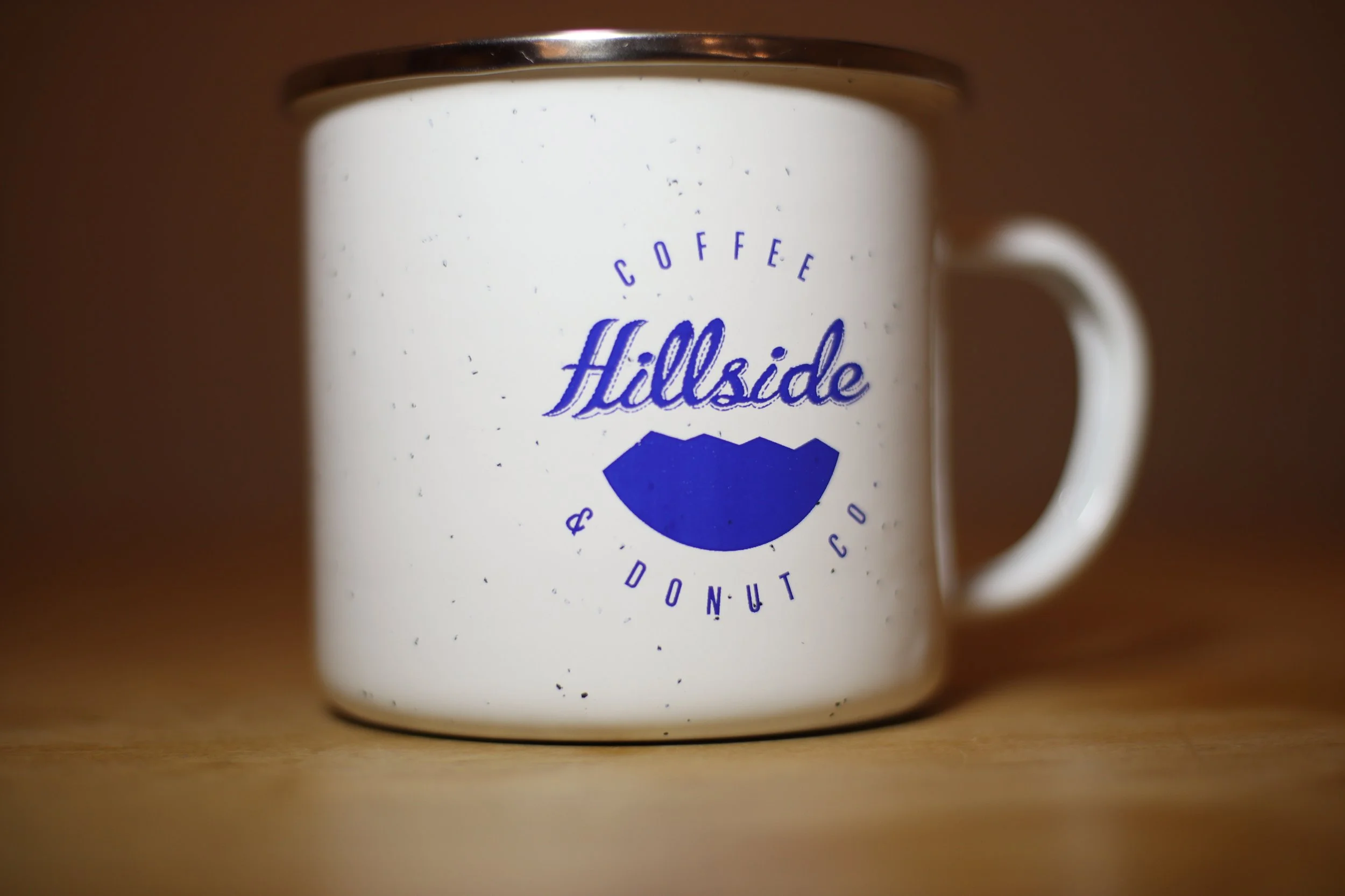 custom printed metallic mug with custom logo