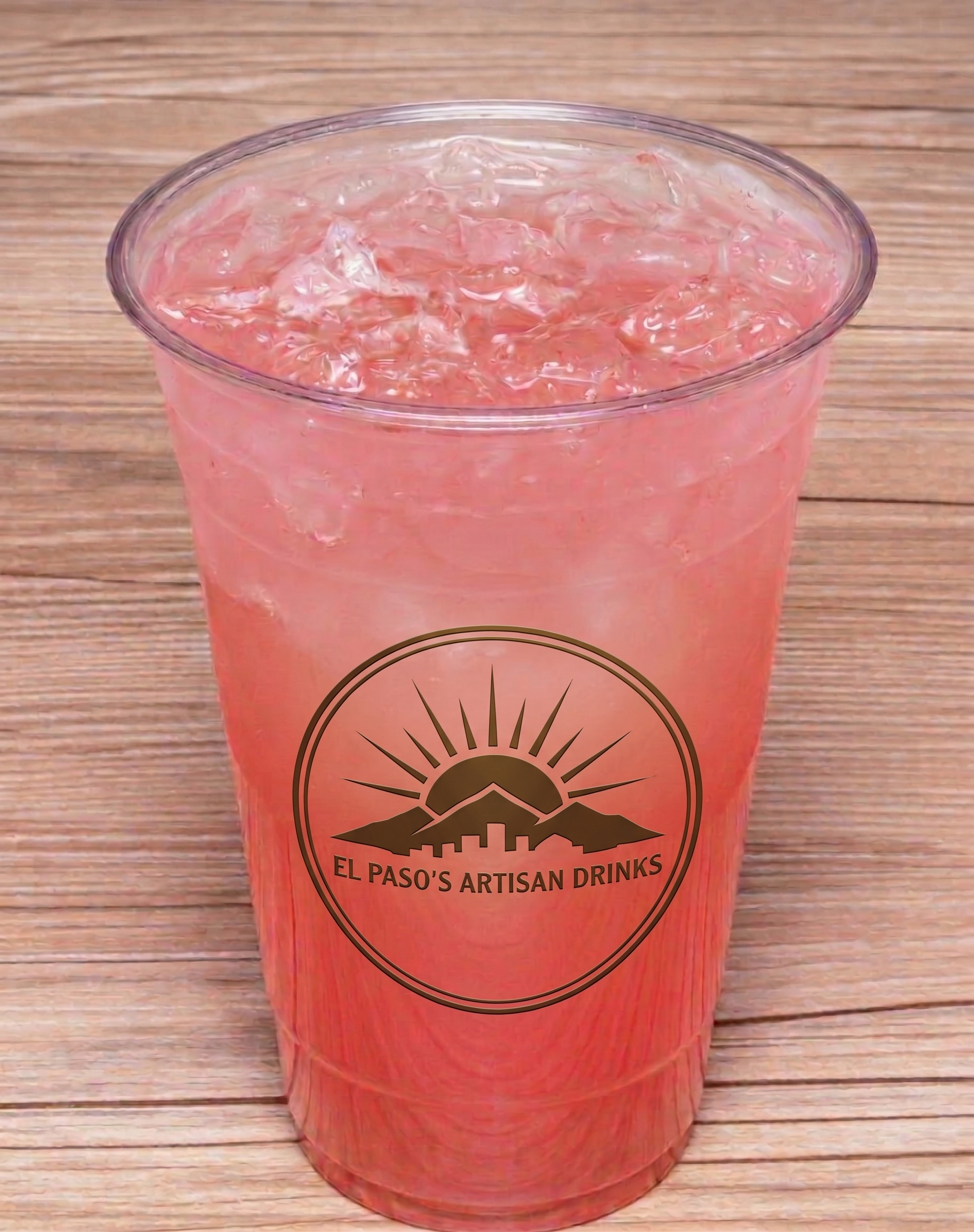 Custom printed Clear PET Cup with custom logo