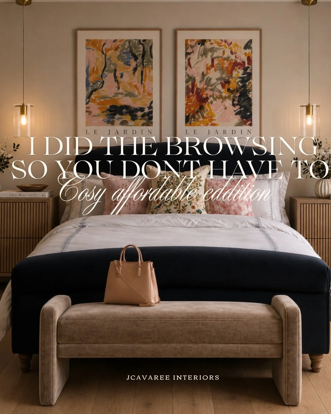 I did the browsing so you don&rsquo;t have to... 👀✨
Cost-affordable additions.

Creating a bedroom that feels high-end doesn&rsquo;t have to mean spending a fortune. By mixing affordable finds with timeless styling, you can achieve a designer look w