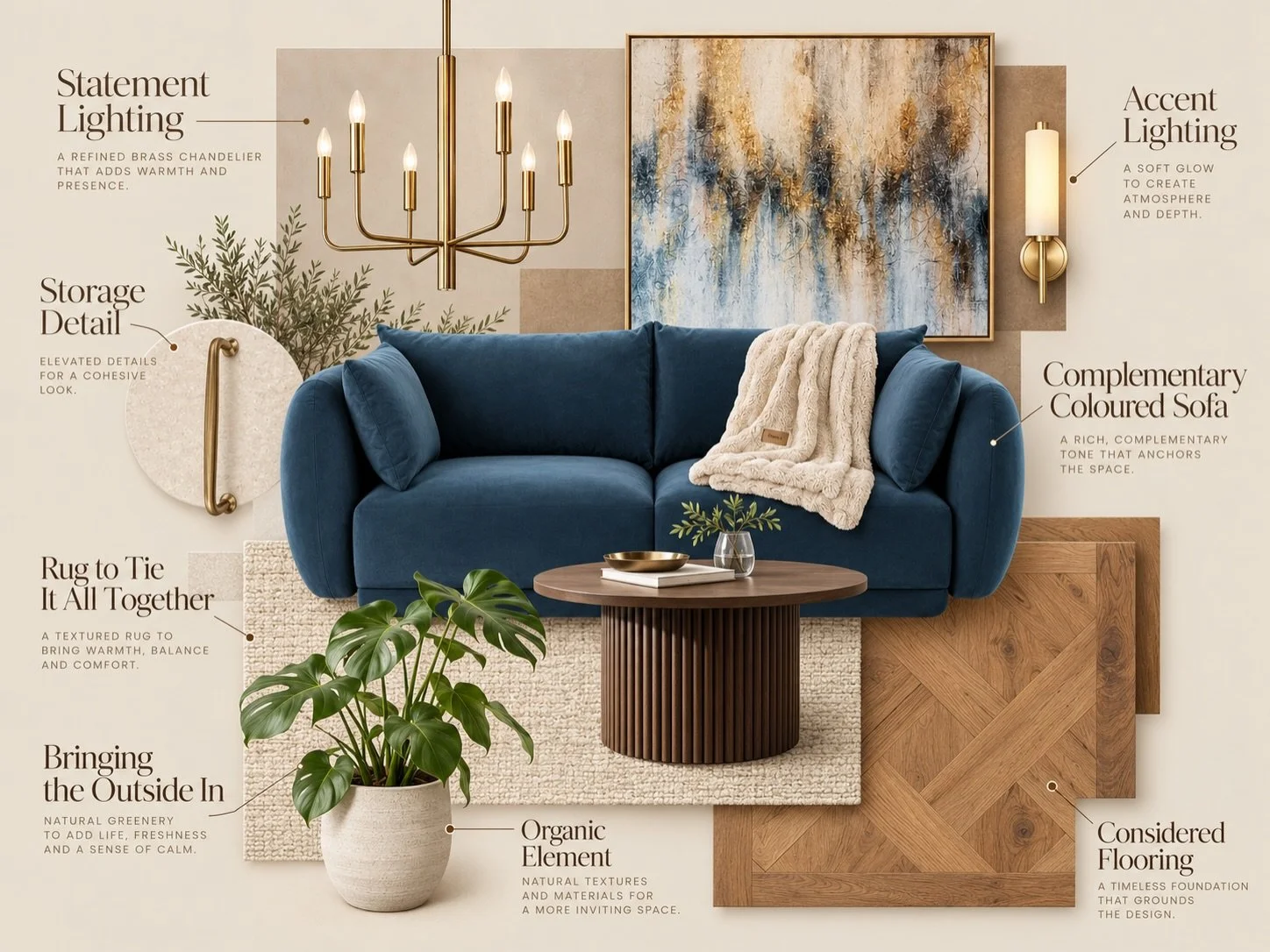 Luxury is in the details ✨

This concept is all about layering rich colour, warm metals, tactile textures and considered lighting to create a space that feels elevated, balanced and beautifully put together.

From the statement chandelier and sculptu