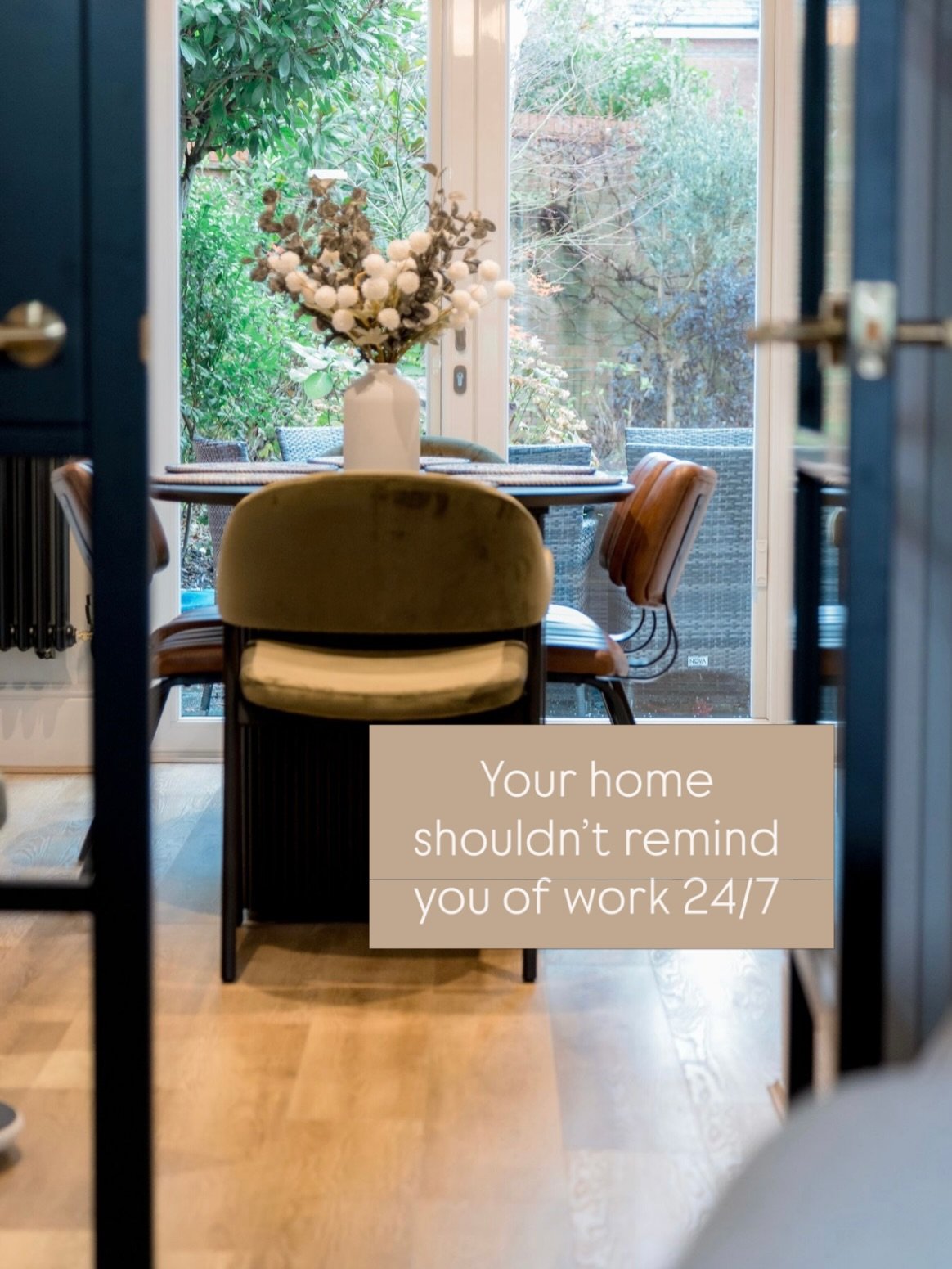 Make sure to swipe to the end and see the before! ➡️

Work from home? If so your home shouldn&rsquo;t feel like you&rsquo;re constantly at work.

When your dining room also doubles as your office, it&rsquo;s easy for the space to become overwhelmed w