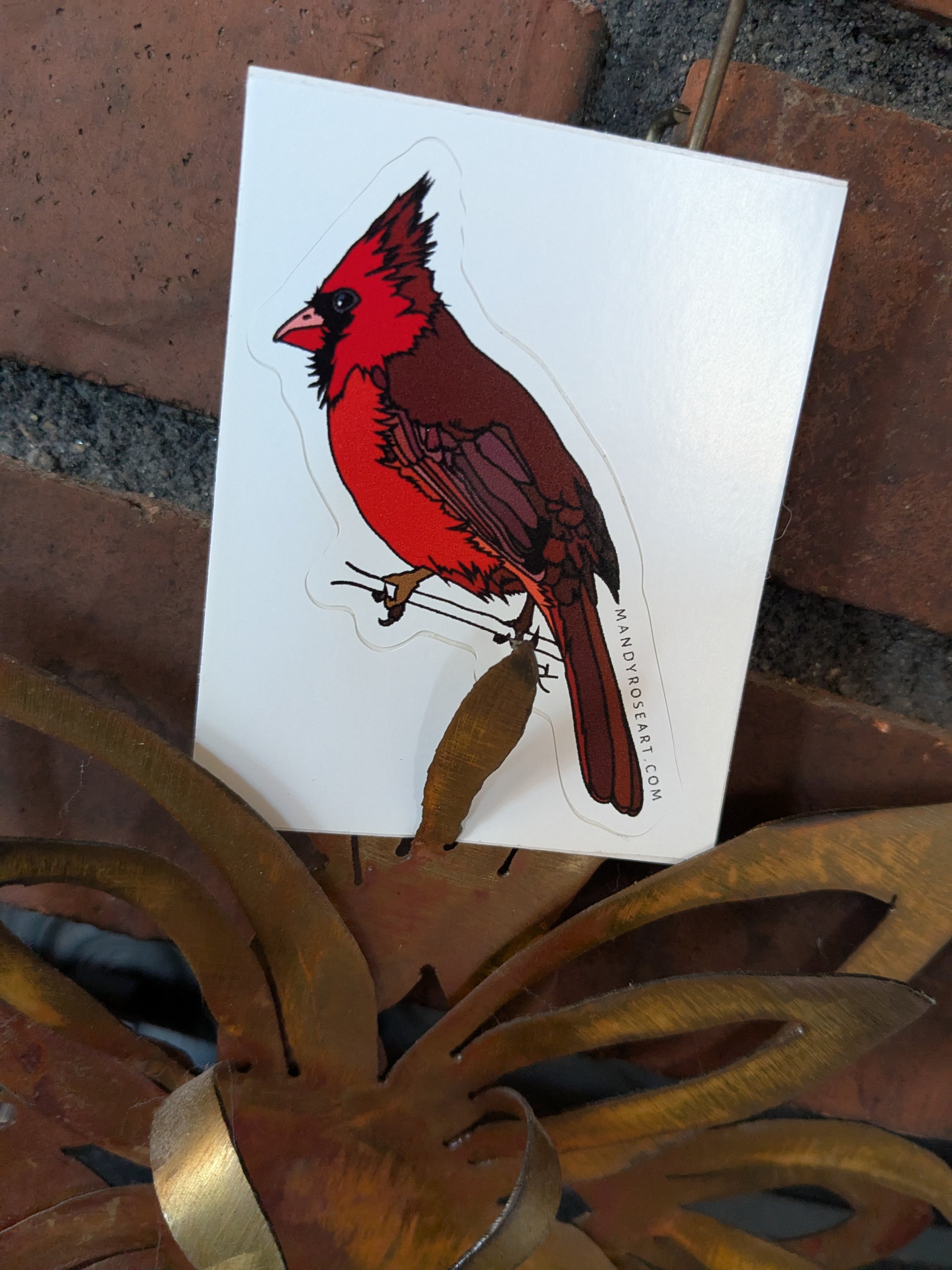 Northern Cardinal Sticker