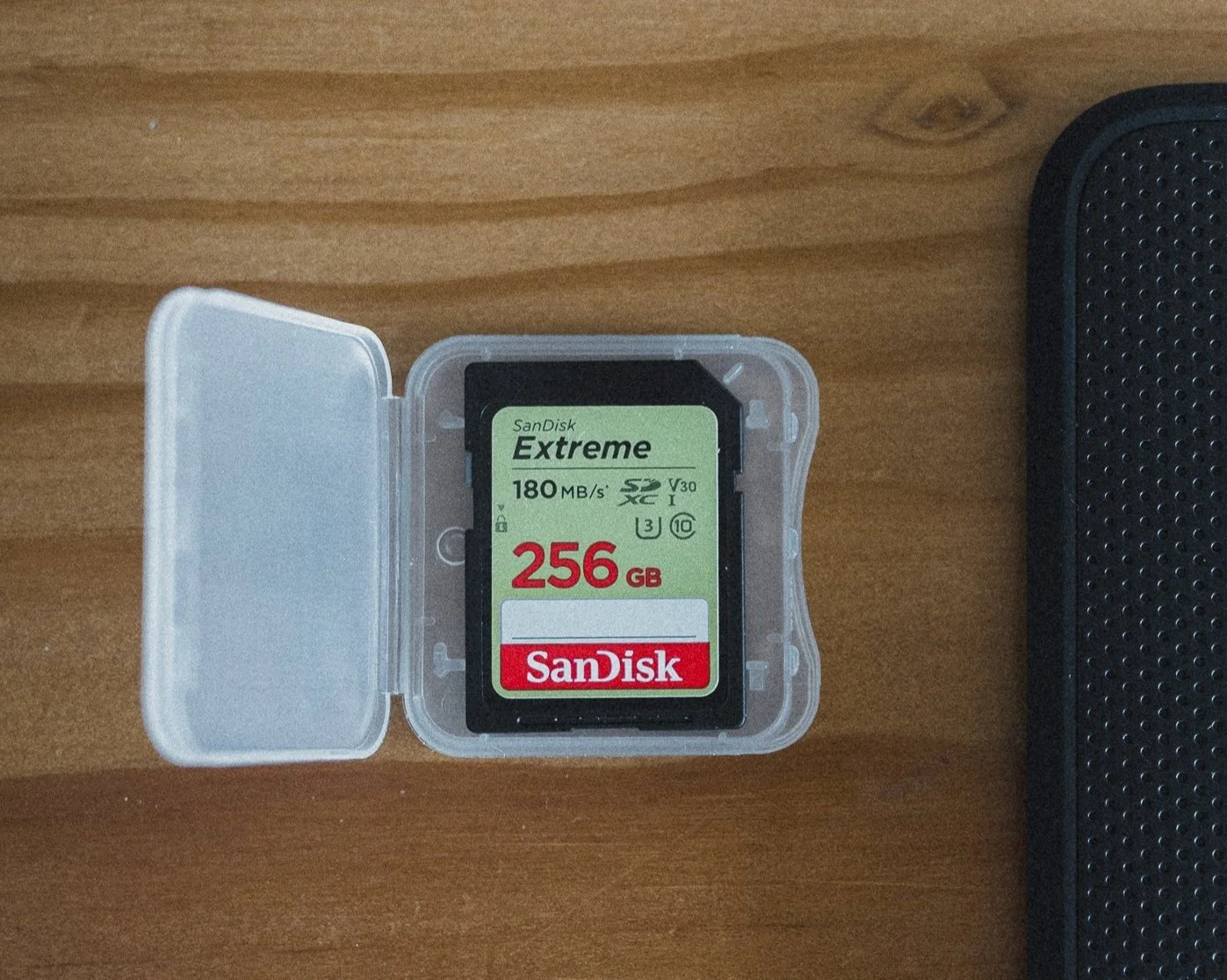 SanDisk 256GB SD Card - Tried and true SD card I've used since starting my photography journey