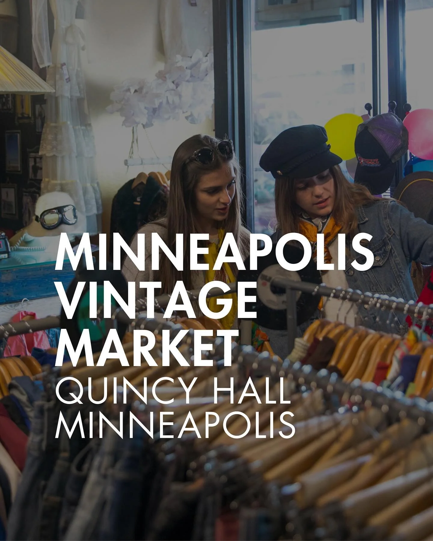 Vintage lovers in Minneapolis, add this to your weekend shopping plans!

Shop over 65 of the best local vintage vendors with clothing, accessories, and home goods. Plus coffee, food, drinks, and a DJ. 

The event is free, but you do need a ticket. Or