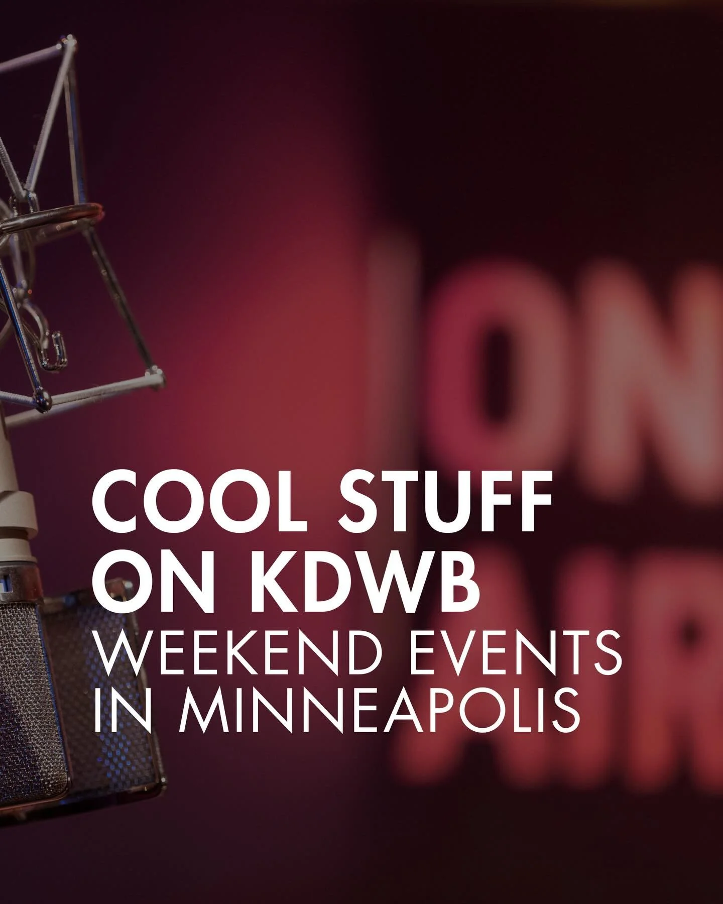 No livestream today, but here&rsquo;s what we covered...five fun events going on in the Twin Cities this weekend if you&rsquo;re looking for things to do!

MN MERRY MARKET @minnesotamerrymarket 
13 - 14 + 20 - 21, December, 10 am - 4 pm
North End Eve