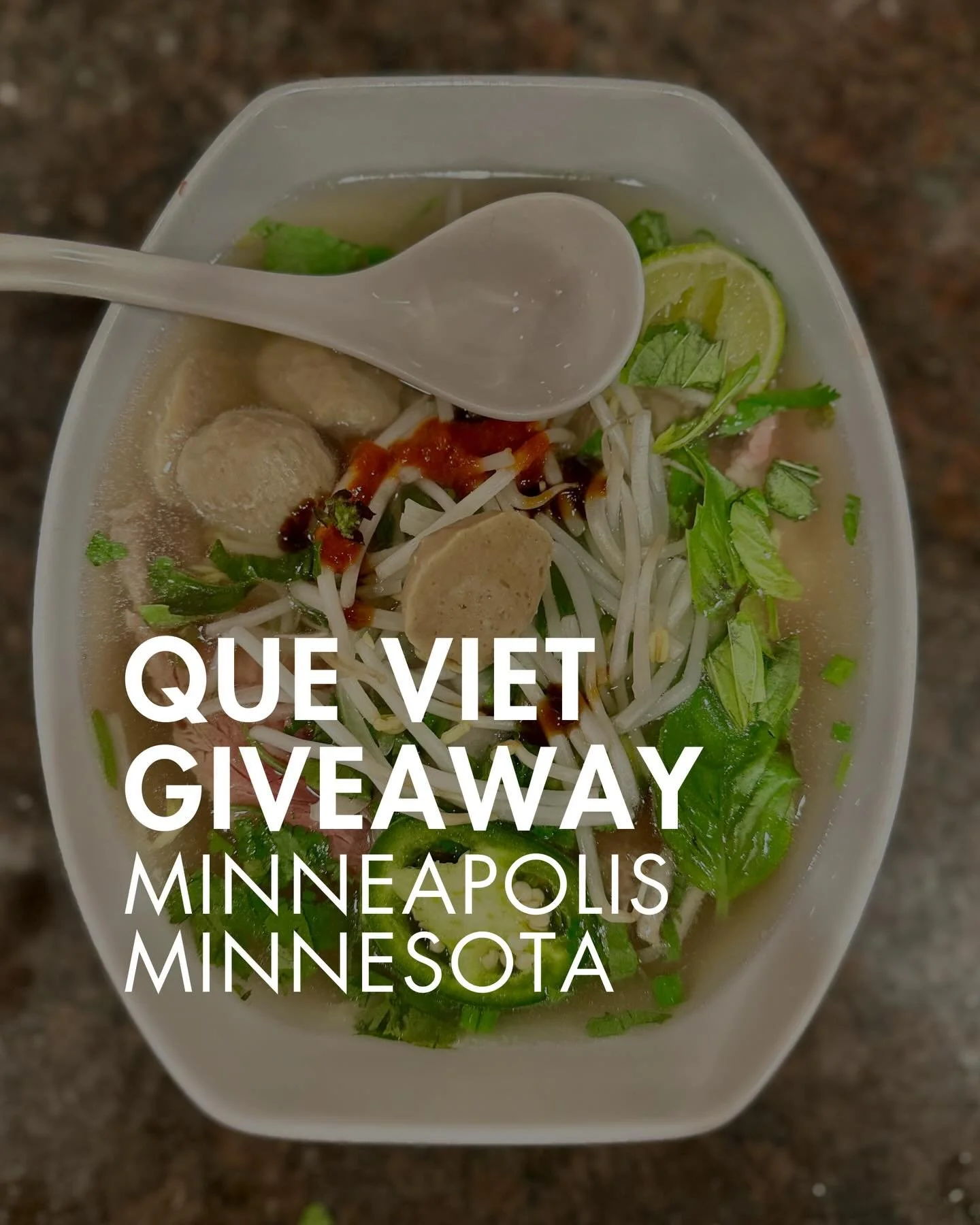 Win $100 to Que Viet, a treasured neighborhood restaurant in Northeast Minneapolis! Details below. 

It&rsquo;s the holidays&hellip;we are busy, busy, busy!

Perfect time for comfort food to go.

The greatest takeout in the Twin Cities? Que Viet.

Th