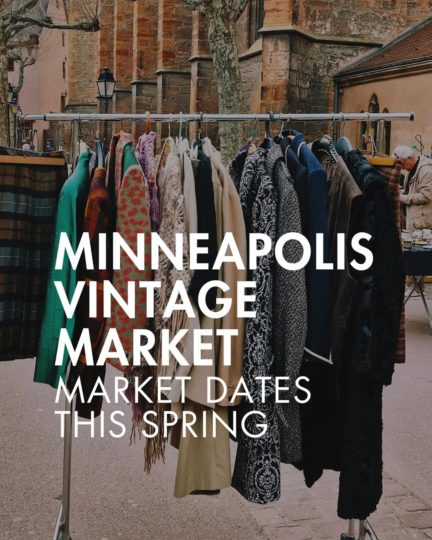 Five market dates this spring for the Minneapolis Vintage Market!

You love these, so I figured I&rsquo;d share all of them in one post&hellip;add them to your weekend shopping plans now!

Shop over 65 vintage vendors, plus coffee, food, a DJ, and so