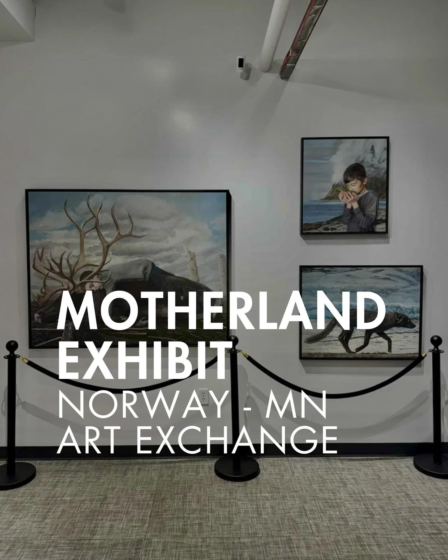 Want to check out an art exchange between Minnesota and Norway?! No kidding&hellip;here&rsquo;s your chance. 

Canvas paintings, sculptures, and textile installations from five Norwegian artists will be on display&hellip;shipped directly from Norway.