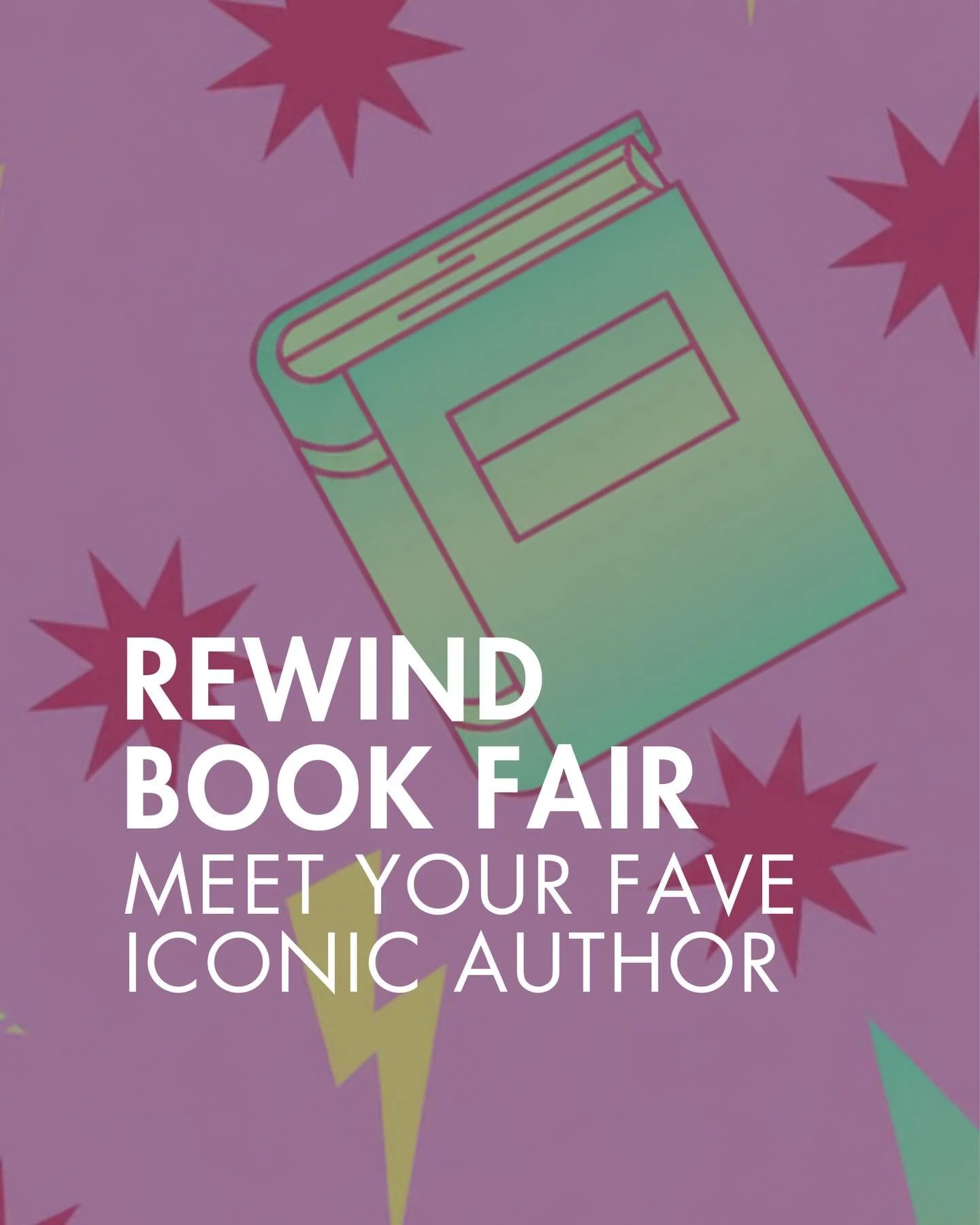 Bet you loved at least one of these books?! Not to be dramatic, but the Rewind Book Fair NAILED nostalgia!

Kate DiCamillo - Because of Winn-Dixie
Gail Carson Levine - Ella Enchanted
Bruce Coville - My Teacher is an Alien
Peter S. Beagle - The Last U
